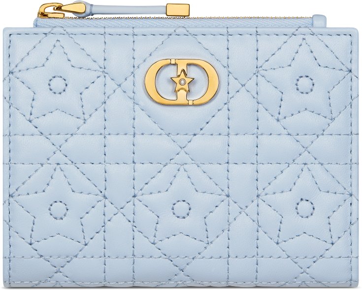 Dior Caro Dahlia Wallet Front view