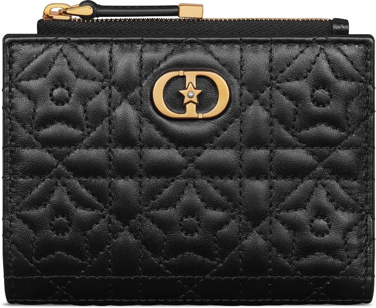 Dior Caro Dahlia Wallet Front view