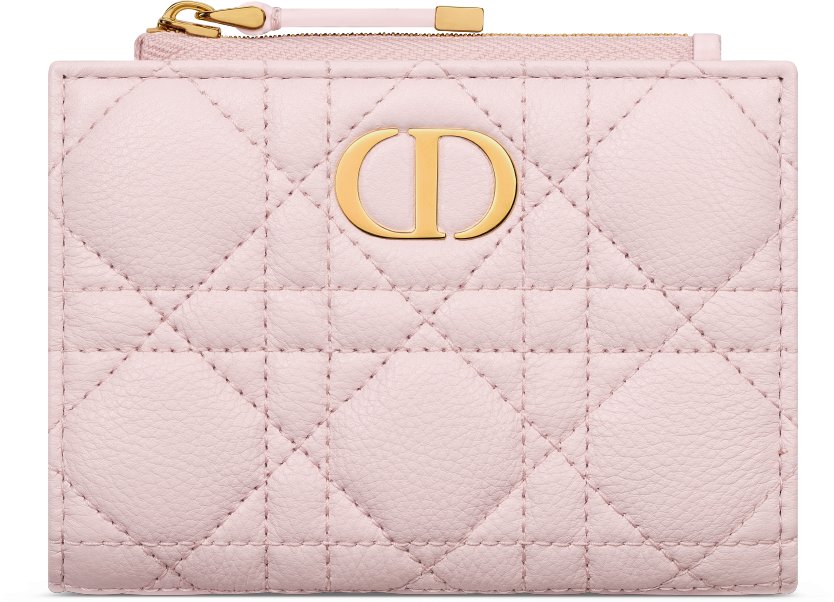 Dior Caro Dahlia Wallet Front view