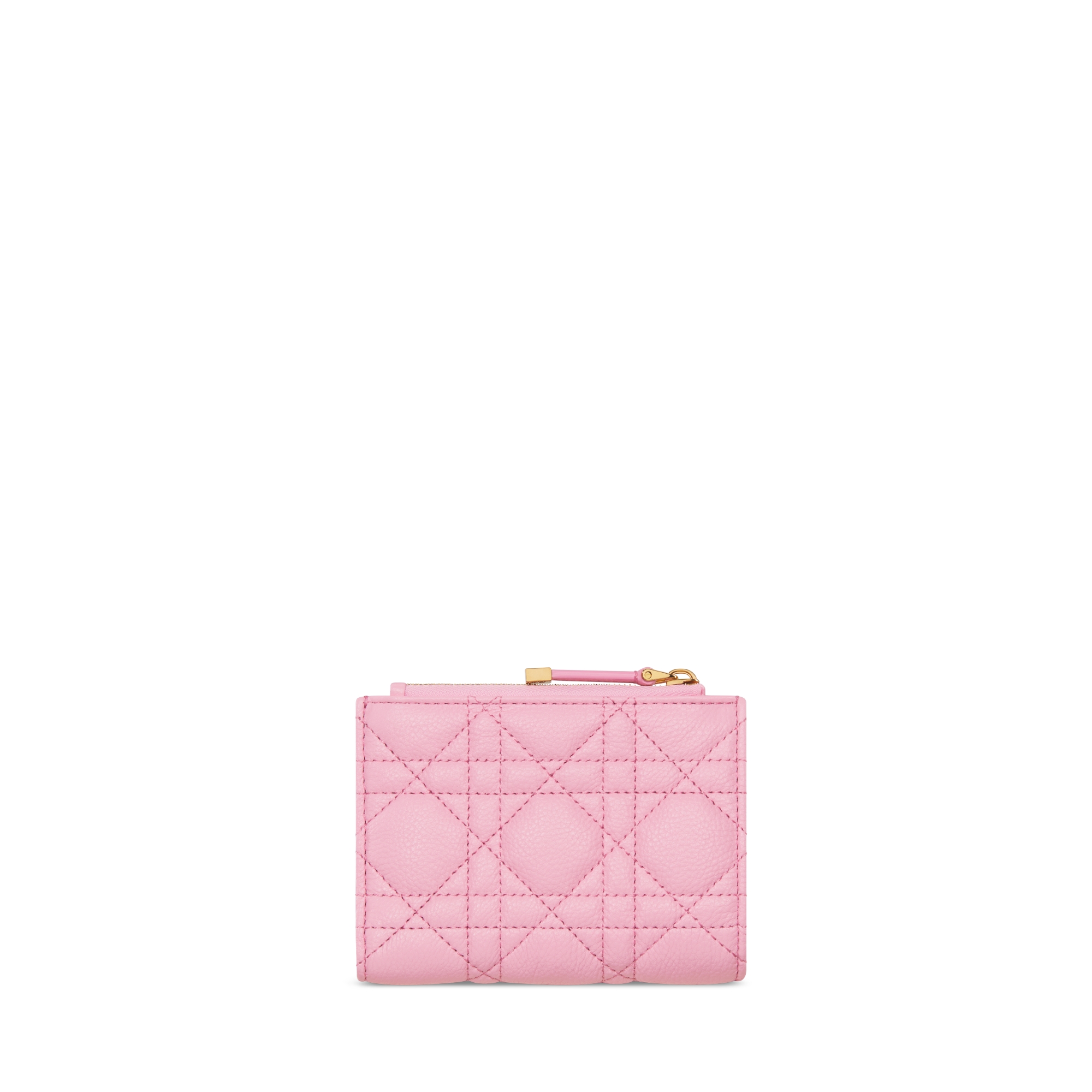 Dior Caro Dahlia 지갑 스위트 핑크 서플 까나쥬 송아지 가죽 E08