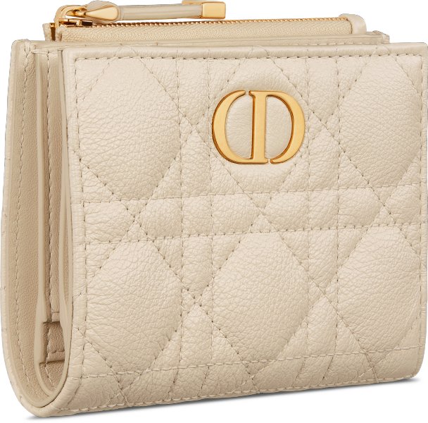 DIOR | Dior Caro Dahlia ウォレット カナージュ カーフスキン