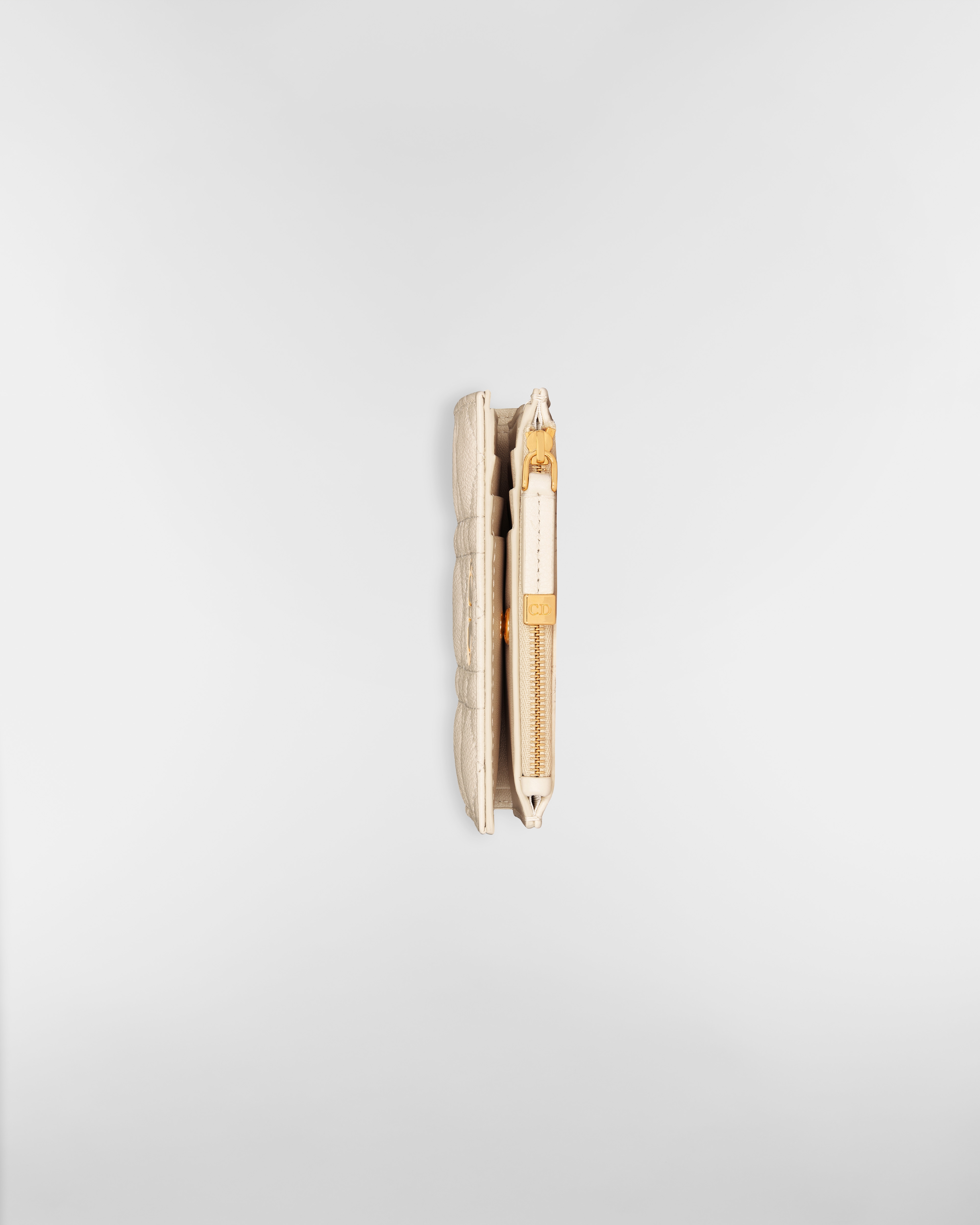 Dior Caro Dahlia ウォレット カナージュ カーフスキン E06