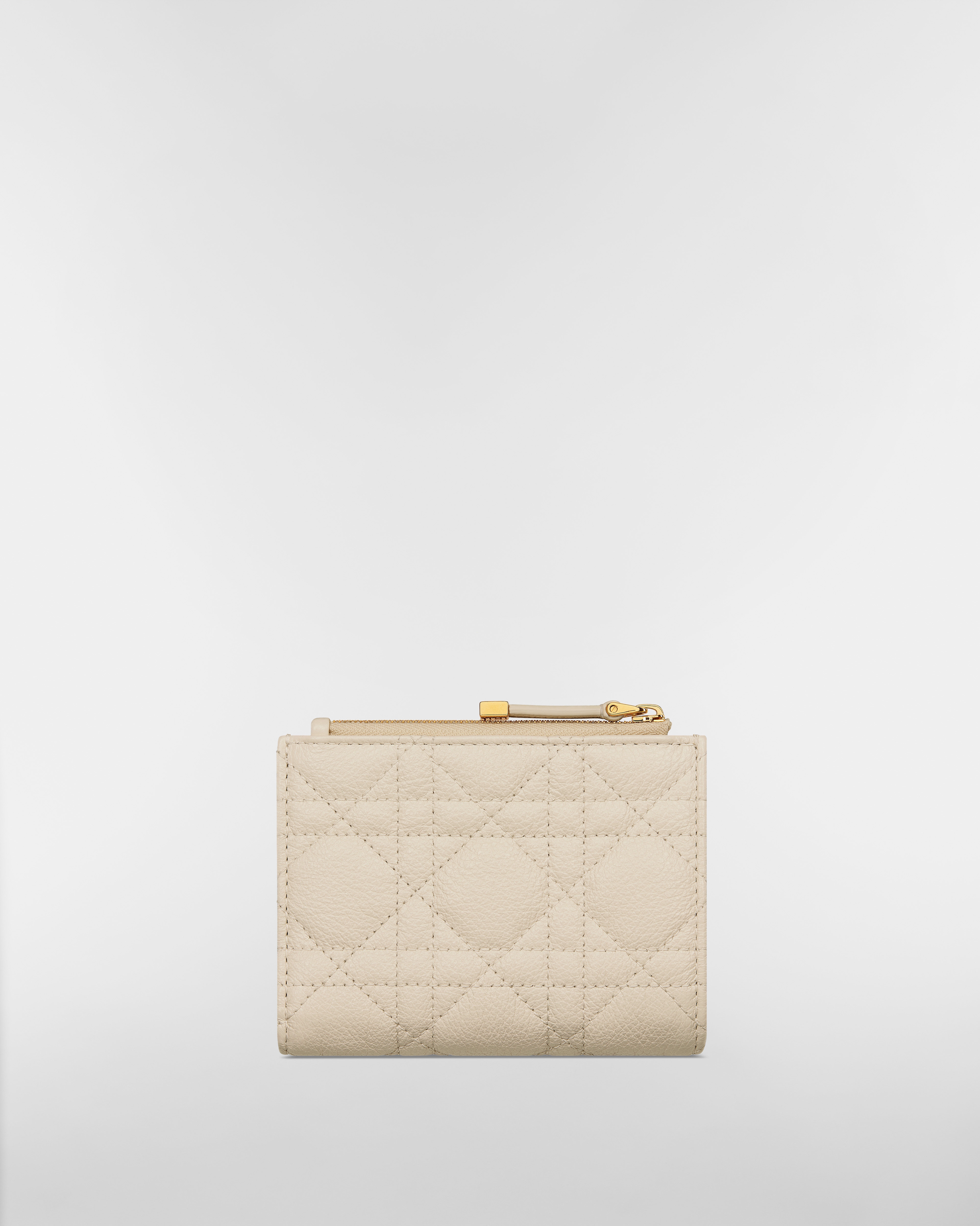 Dior Caro Dahlia ウォレット カナージュ カーフスキン E08