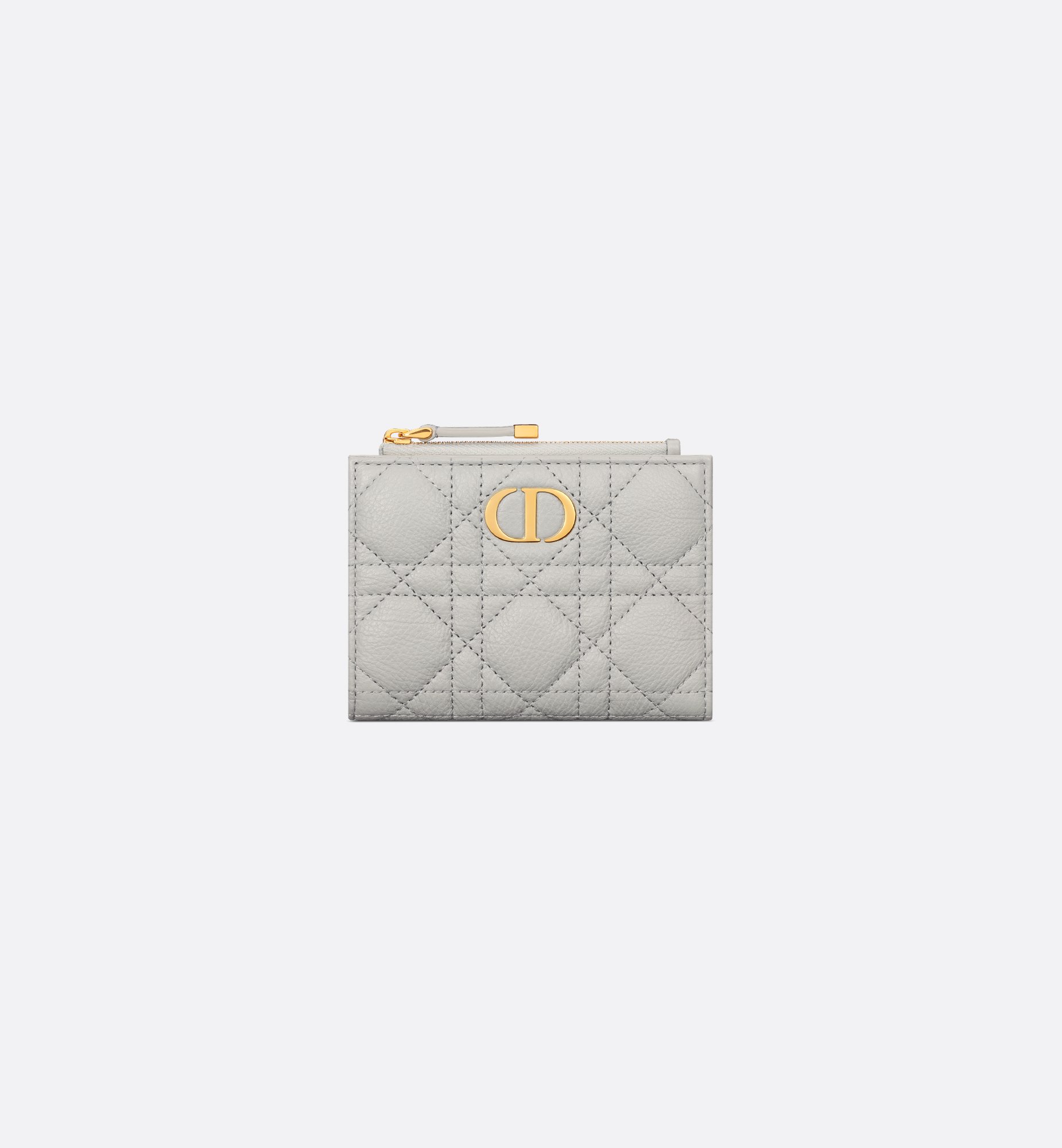 Dior Caro Dahlia Wallet Black Supple Cannage Calfskin | DIOR Dior Caro Dahlia Wallet Black Supple Cannage Calfskin | DIOR