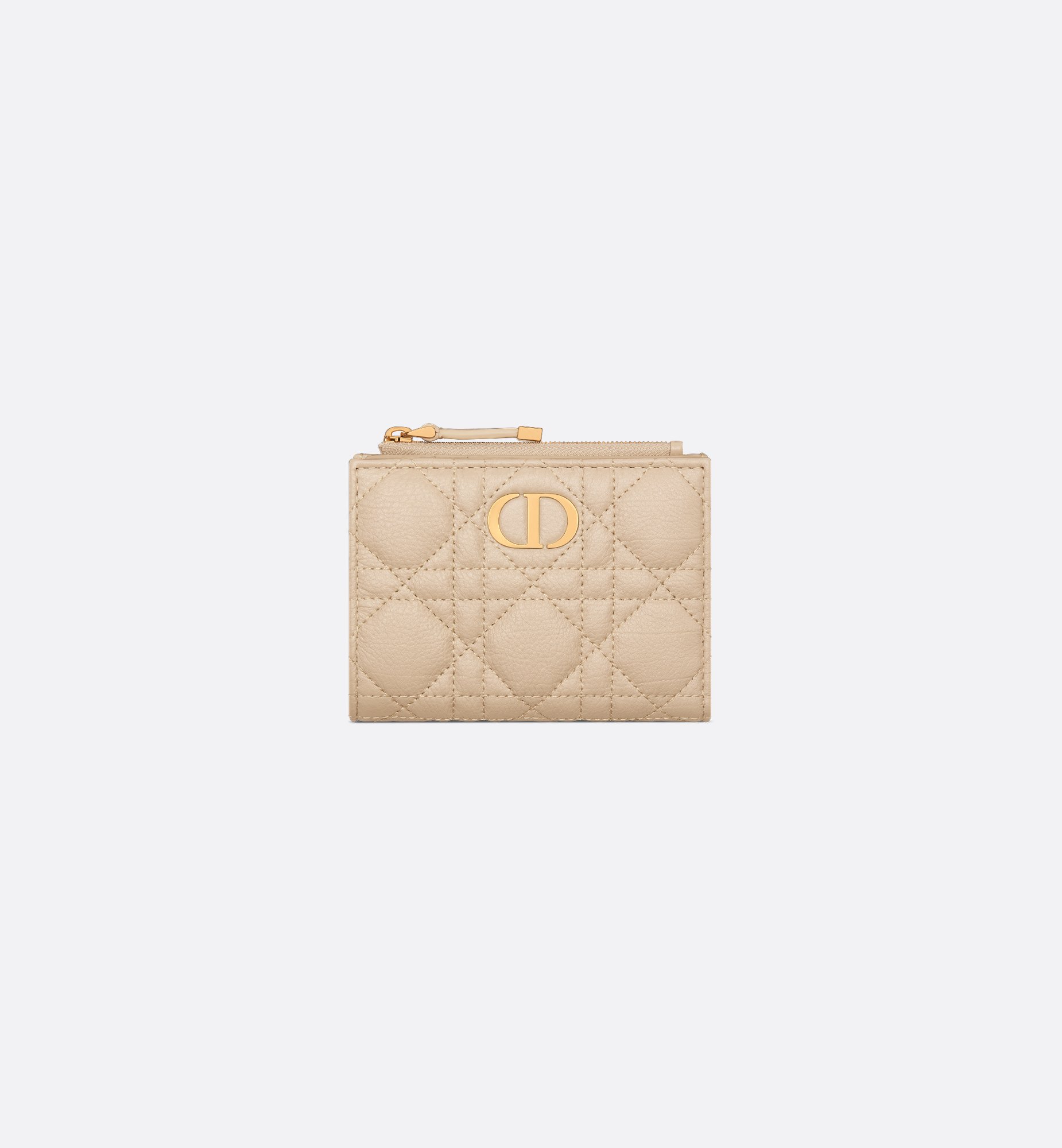 Dior Caro Dahlia Wallet Black Supple Cannage Calfskin | DIOR Dior Caro Dahlia Wallet Black Supple Cannage Calfskin | DIOR