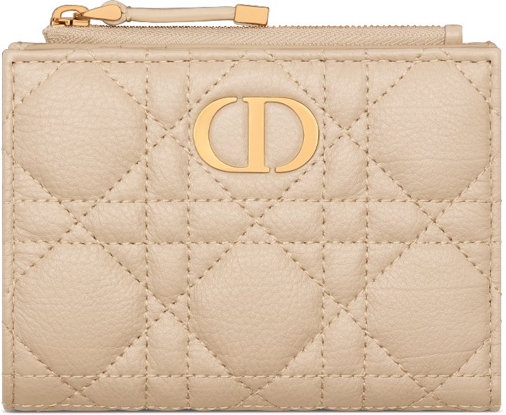 Dior Caro Dahlia Portemonnaie aria_frontView