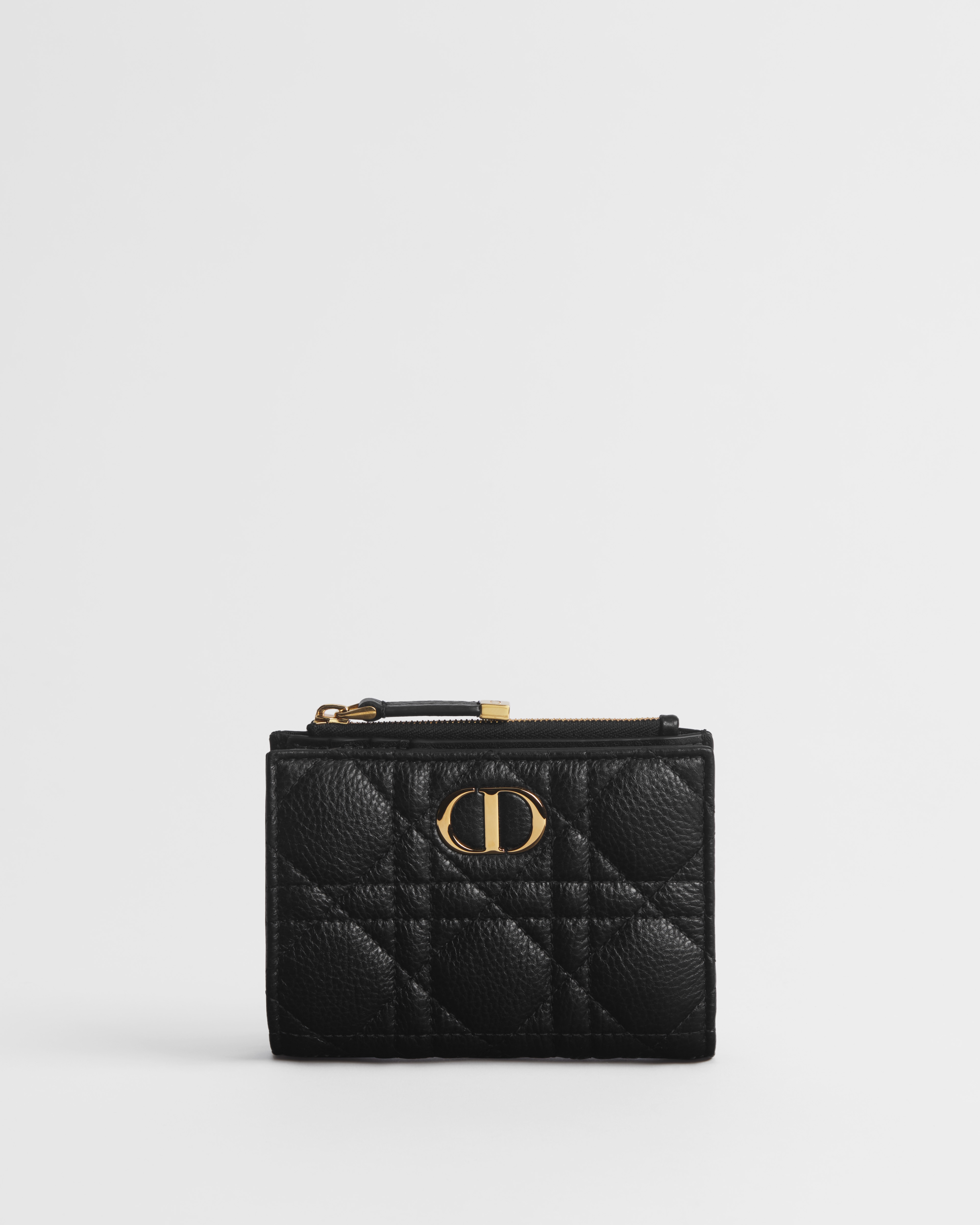 Dior Caro Dahlia ウォレット カナージュ カーフスキン E01