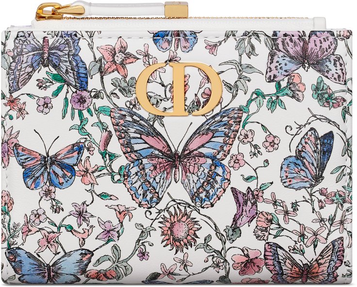 Dior Caro Dahlia Wallet Front view Front view