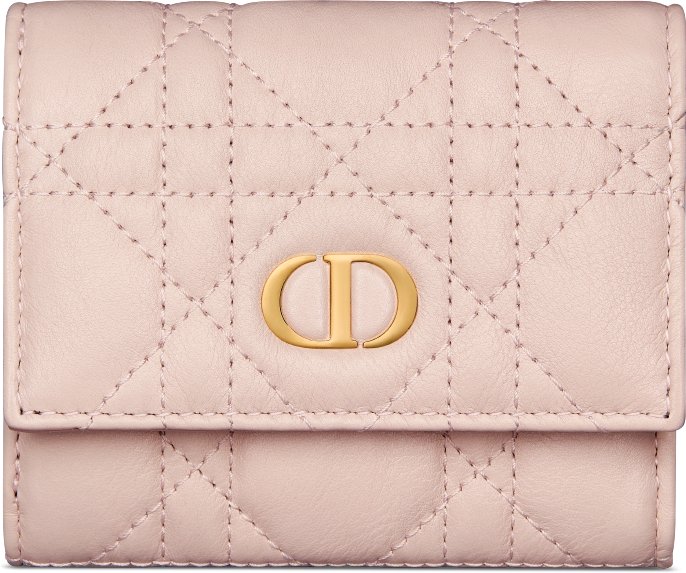 Dior Caro Hibiscus Wallet Front view
