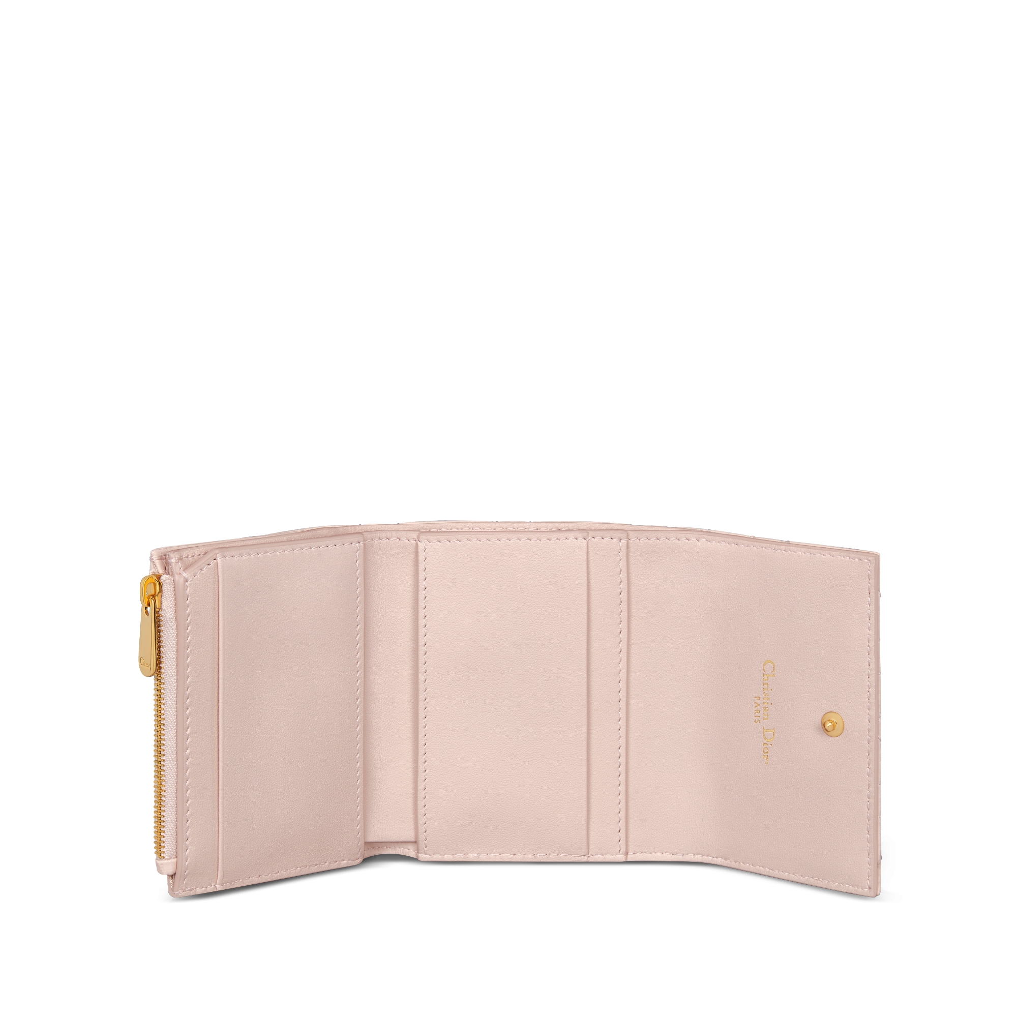 DIOR | Dior Caro Hibiscus ウォレット カナージュ カーフスキン