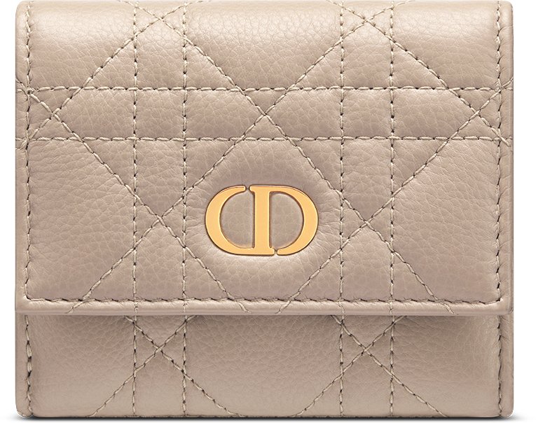 Dior Caro Hibiscus Wallet Front view