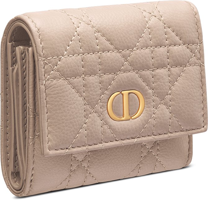 Dior Caro Hibiscus Wallet