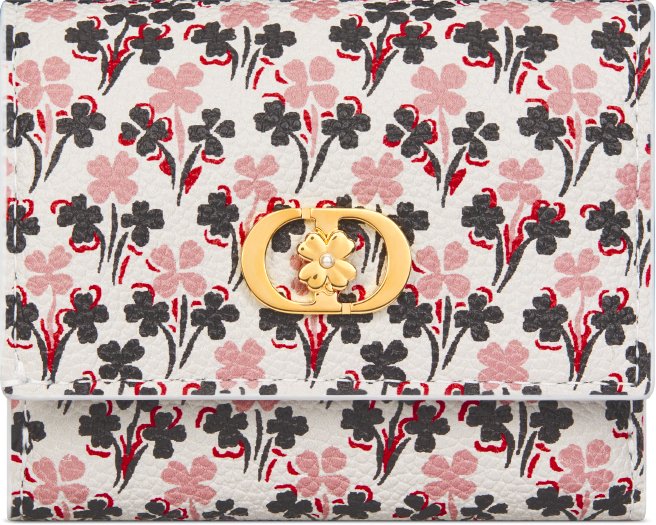 DIOR | 【日本限定】Dior Caro Hibiscus Lジップウォレット