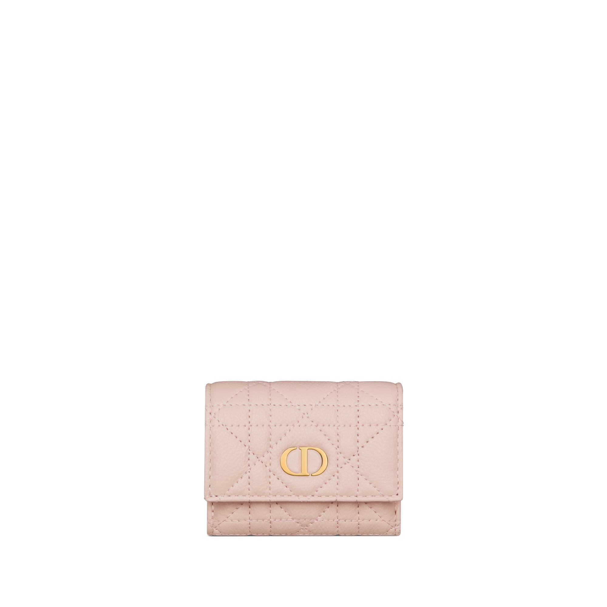 Dior Caro Hibiscus Lジップウォレット カナージュ カーフスキン E01