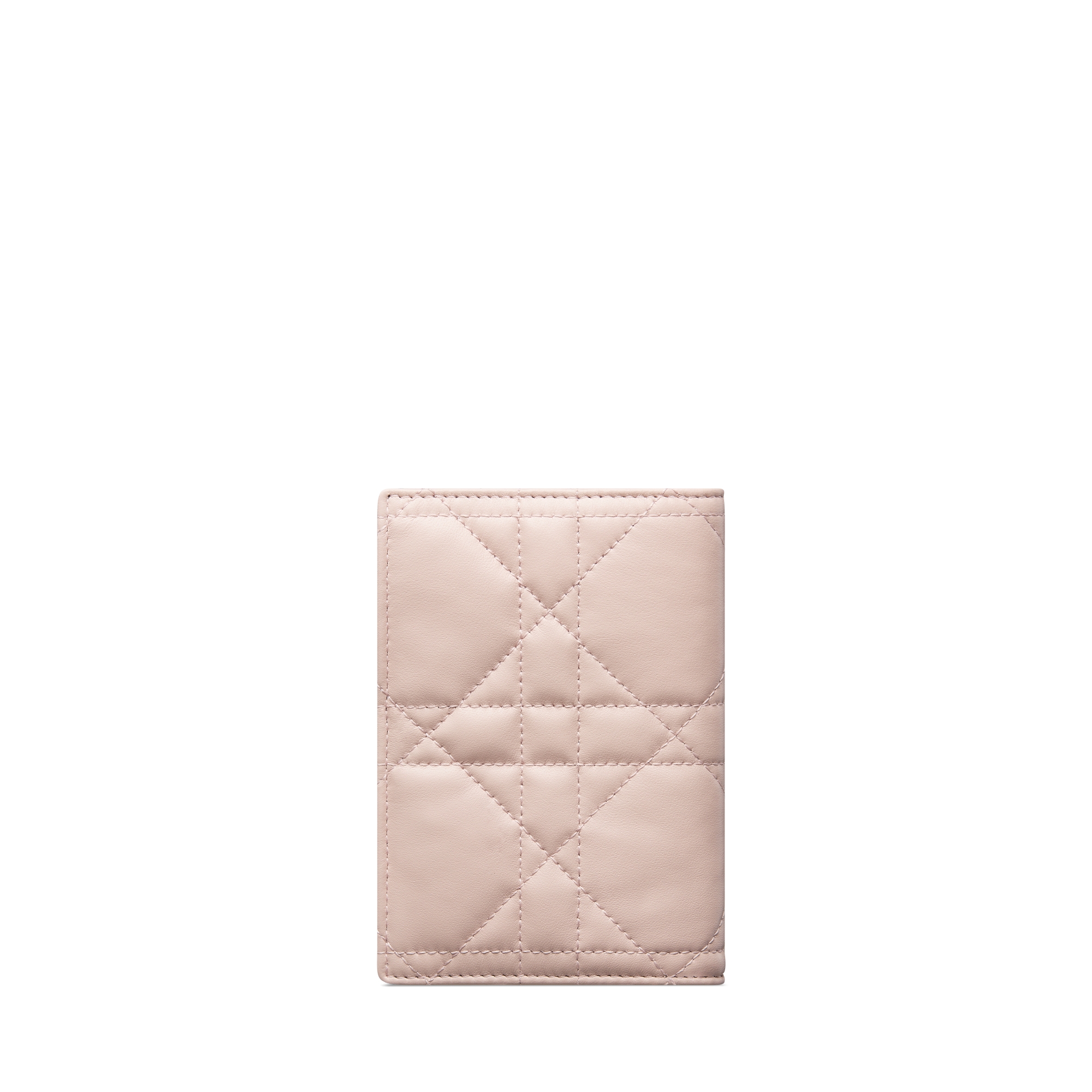 Miss Caro Passport Holder Powder Pink Macrocannage Lambskin E08