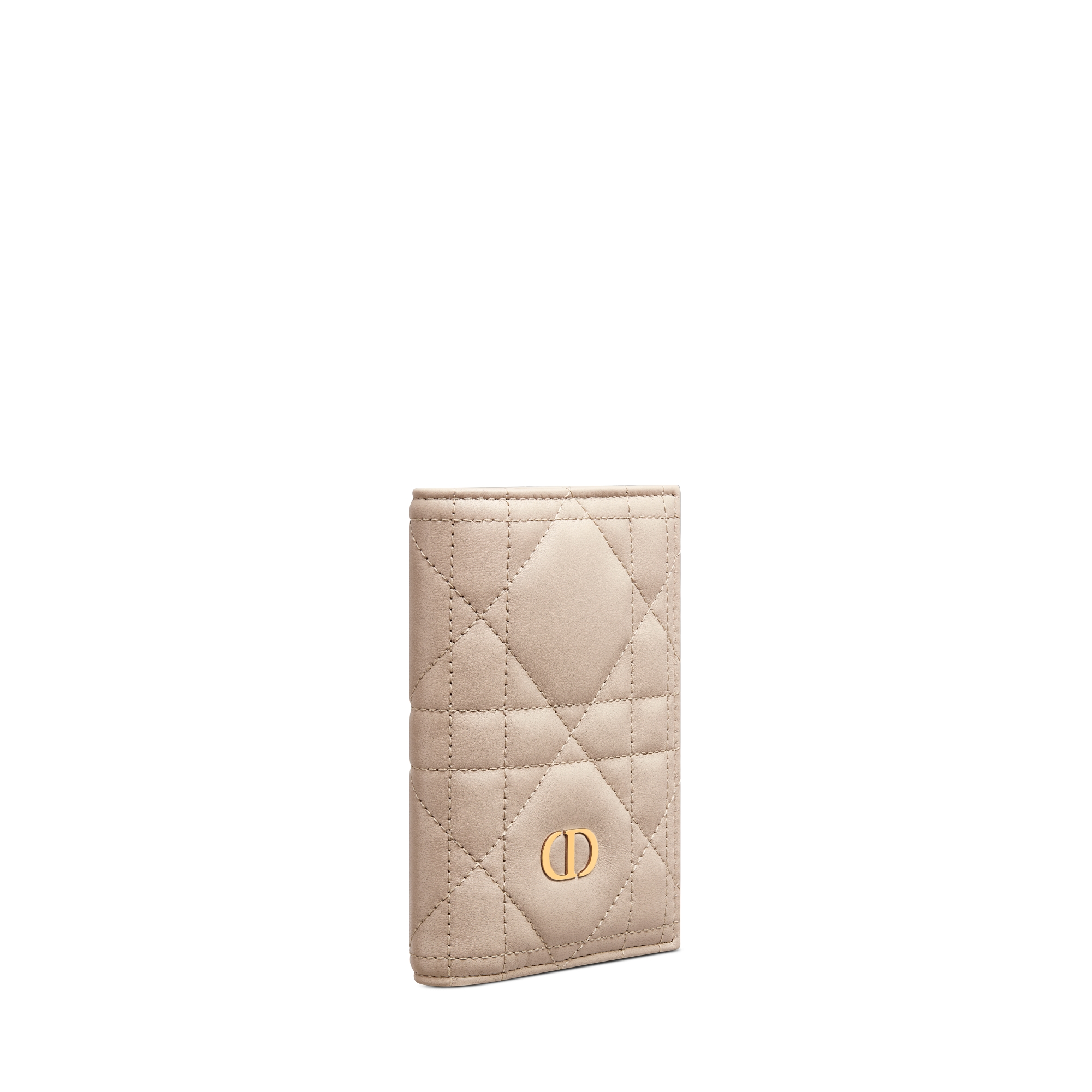 Miss Caro Passport Holder Powder Beige Macrocannage Lambskin E03