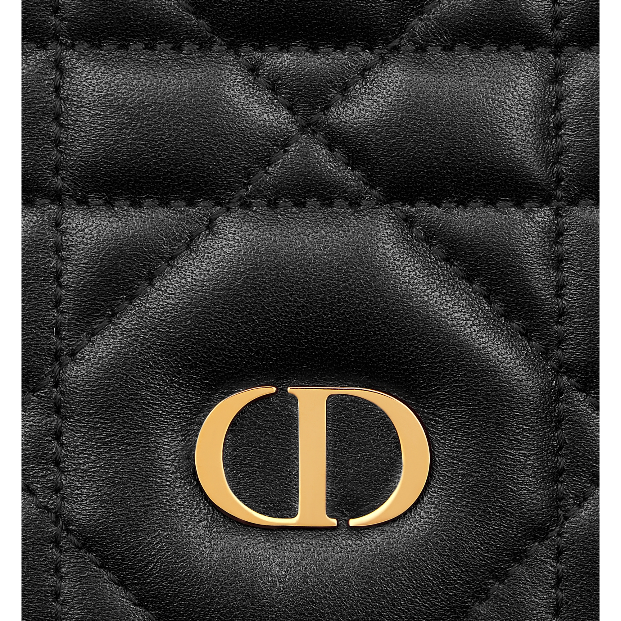 Miss Caro Passport Holder Black Macrocannage Lambskin E09