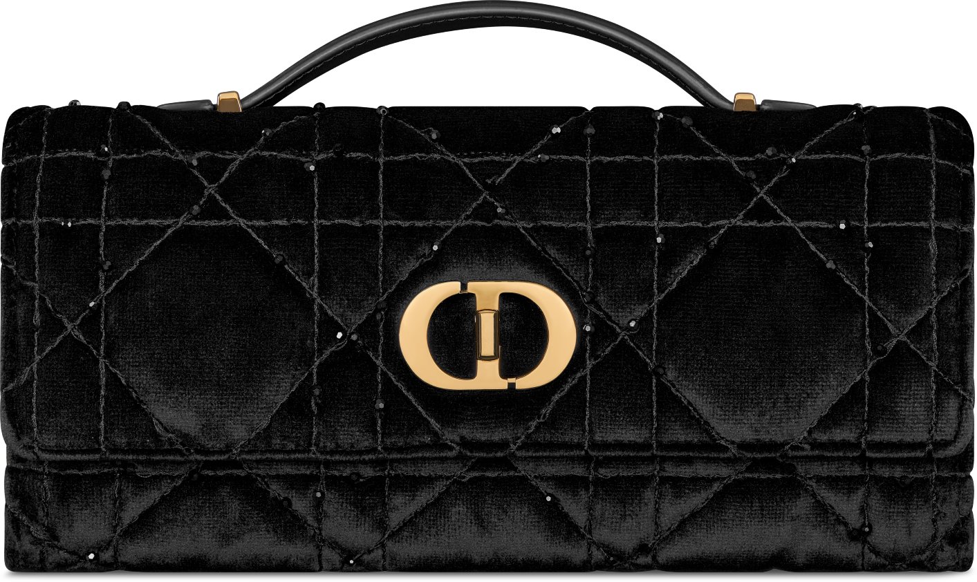 Miss Caro Top Handle Pouch Front view