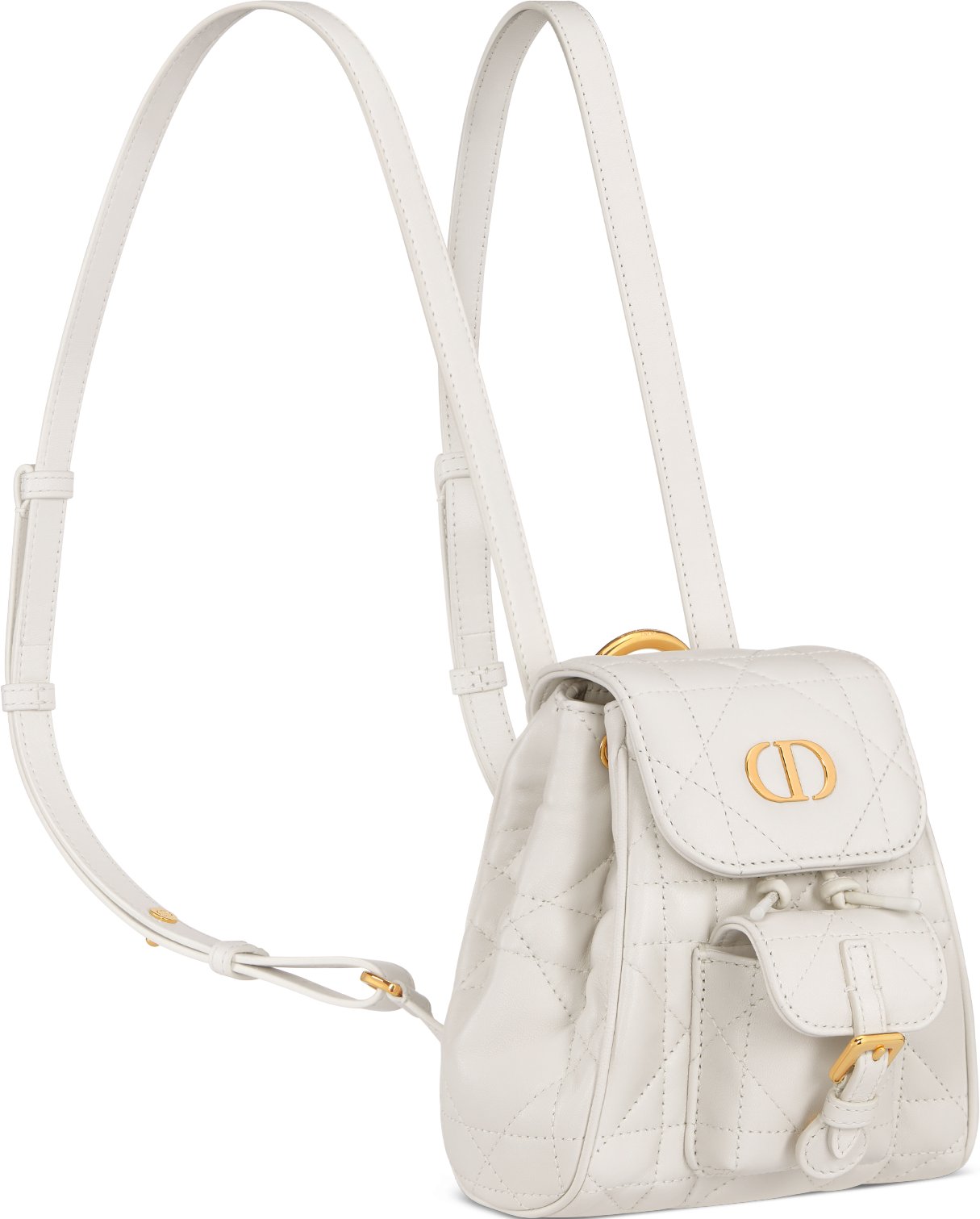 Nano sac à dos Dior Caro Vue de 3/4 zoomée