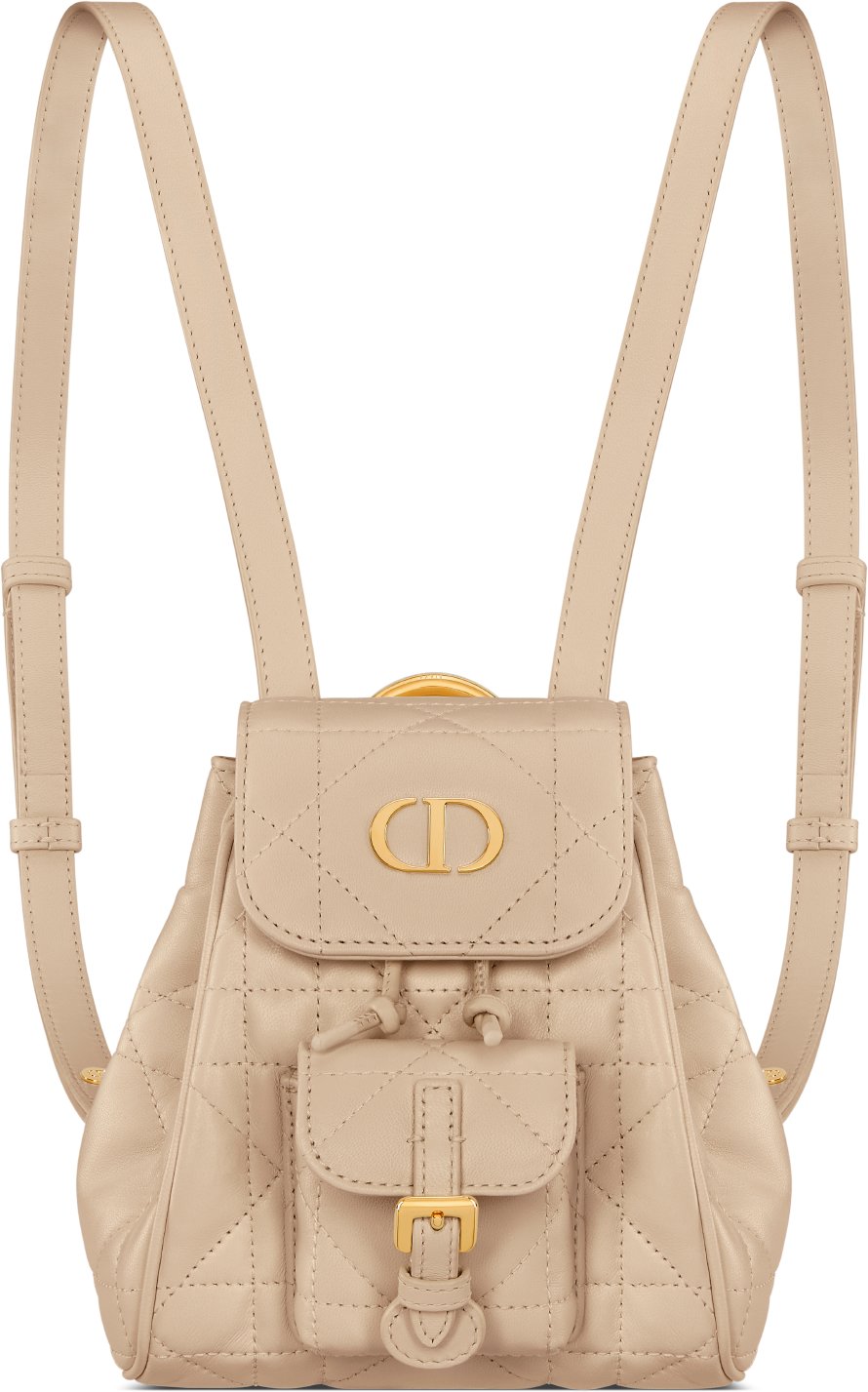 Dior Caro Nano Backpack Front view