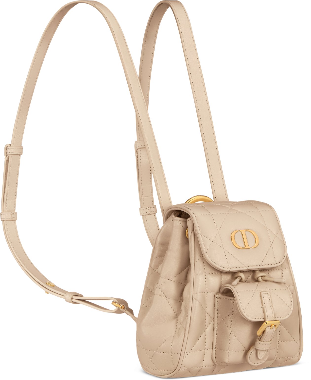 Nano sac à dos Dior Caro Vue de 3/4 zoomée