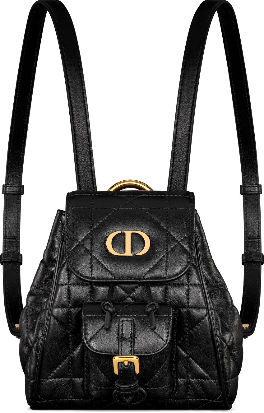 Dior Caro Nano Backpack Front view