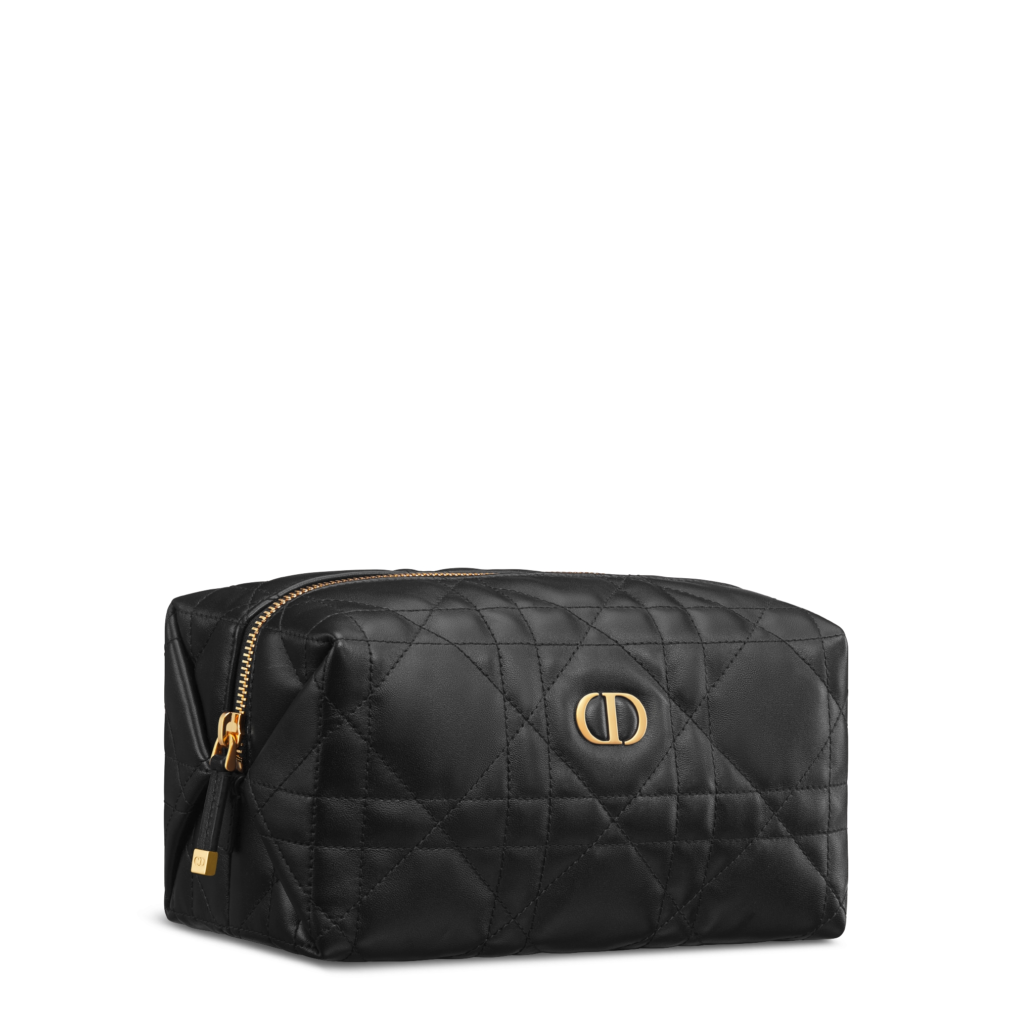 Miss Caro Vénus Pouch Black Macrocannage Lambskin E03