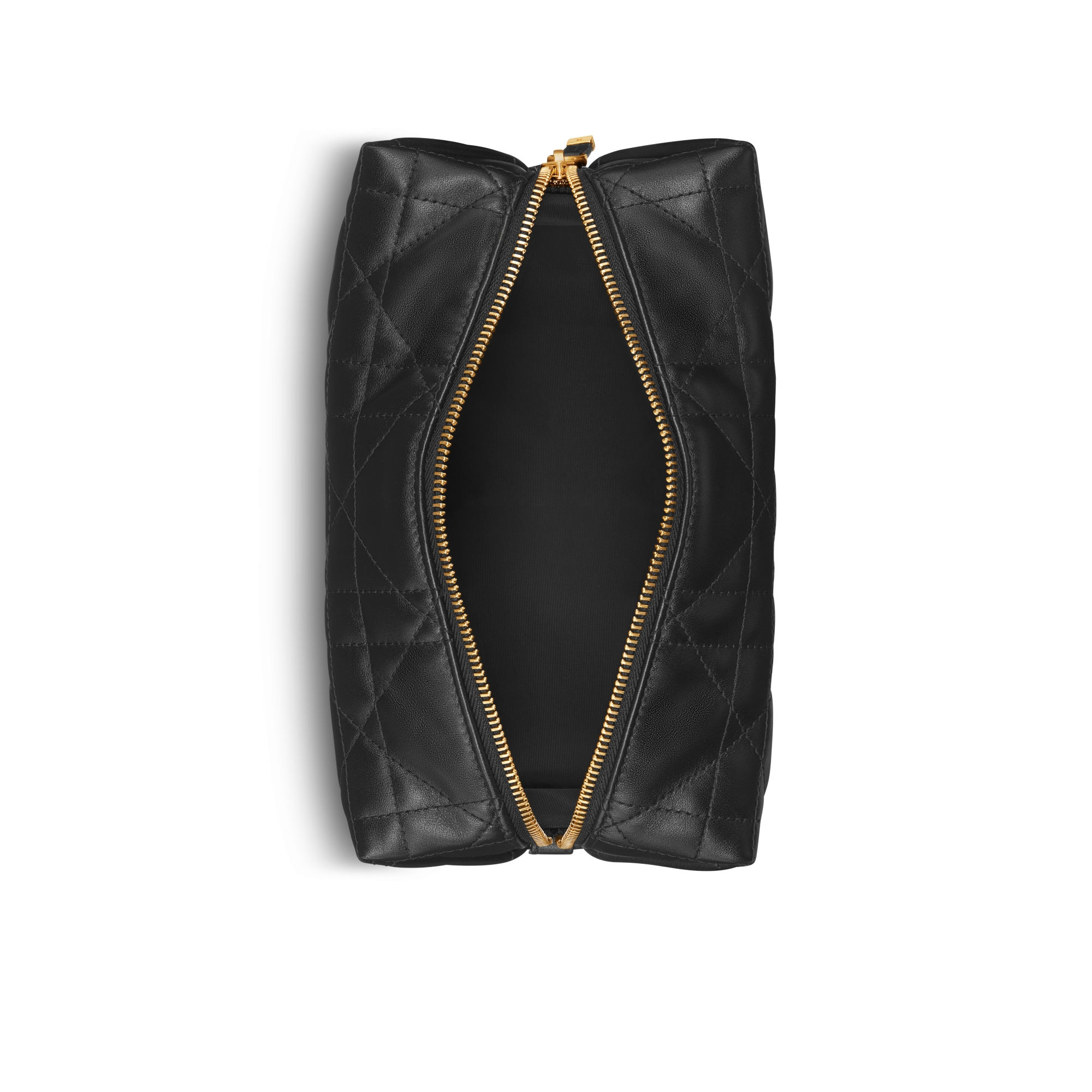 Miss Caro Vénus Pouch Black Macrocannage Lambskin E06