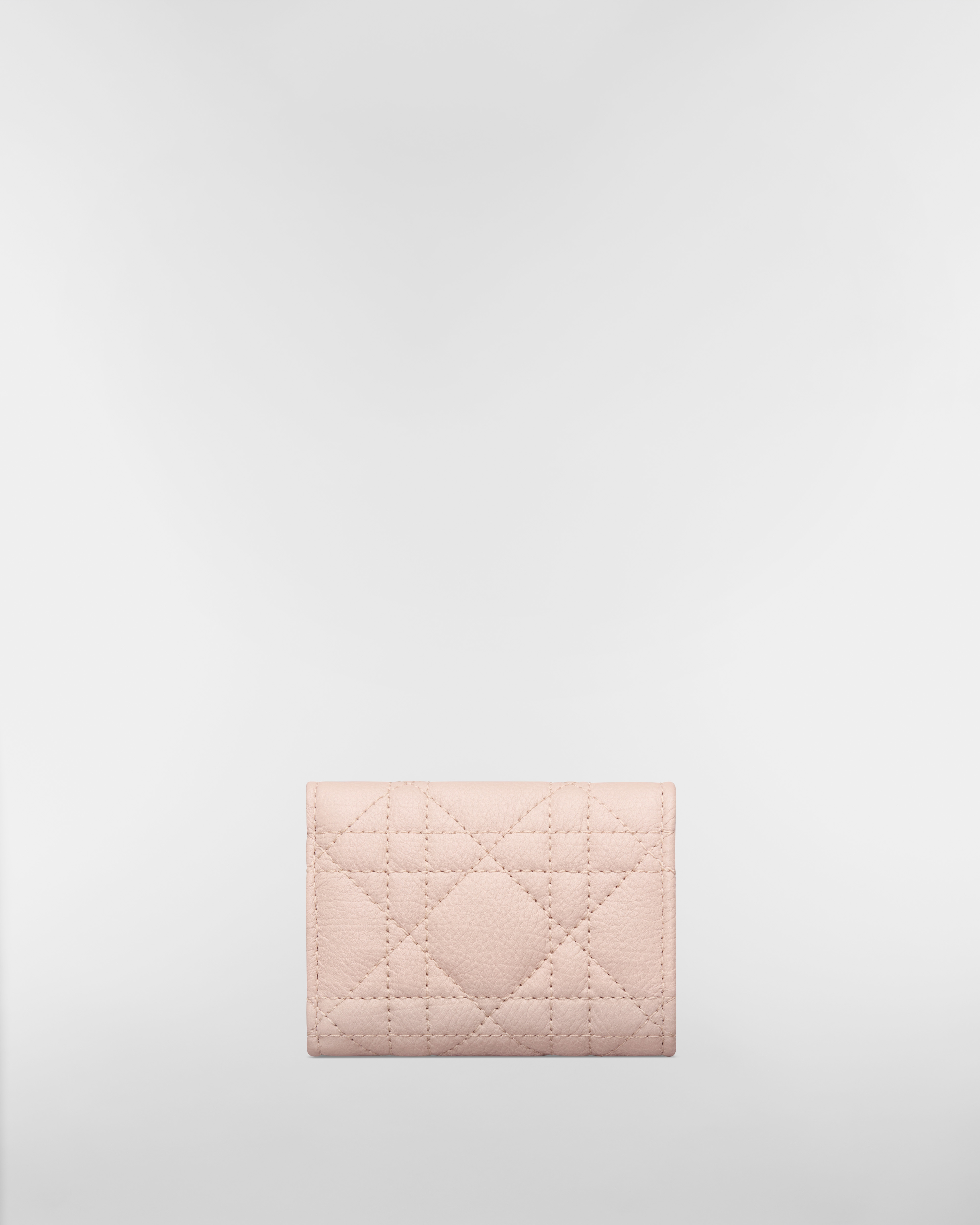 Dior Caro Veronia 지갑 파우더 핑크 서플 까나쥬 송아지 가죽 E08