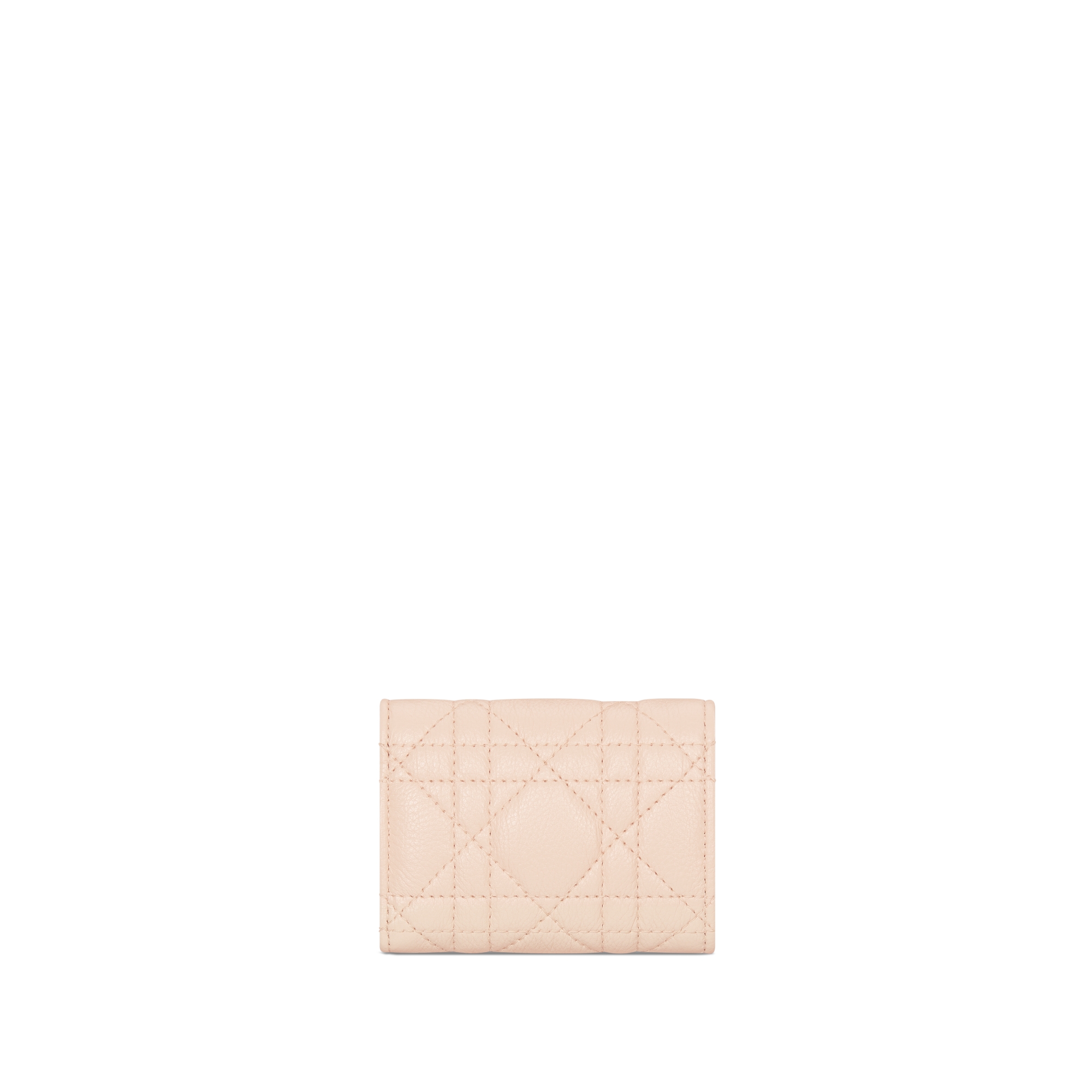 Dior Caro Veronia 지갑 샌드스톤 핑크 서플 까나쥬 송아지 가죽 E08