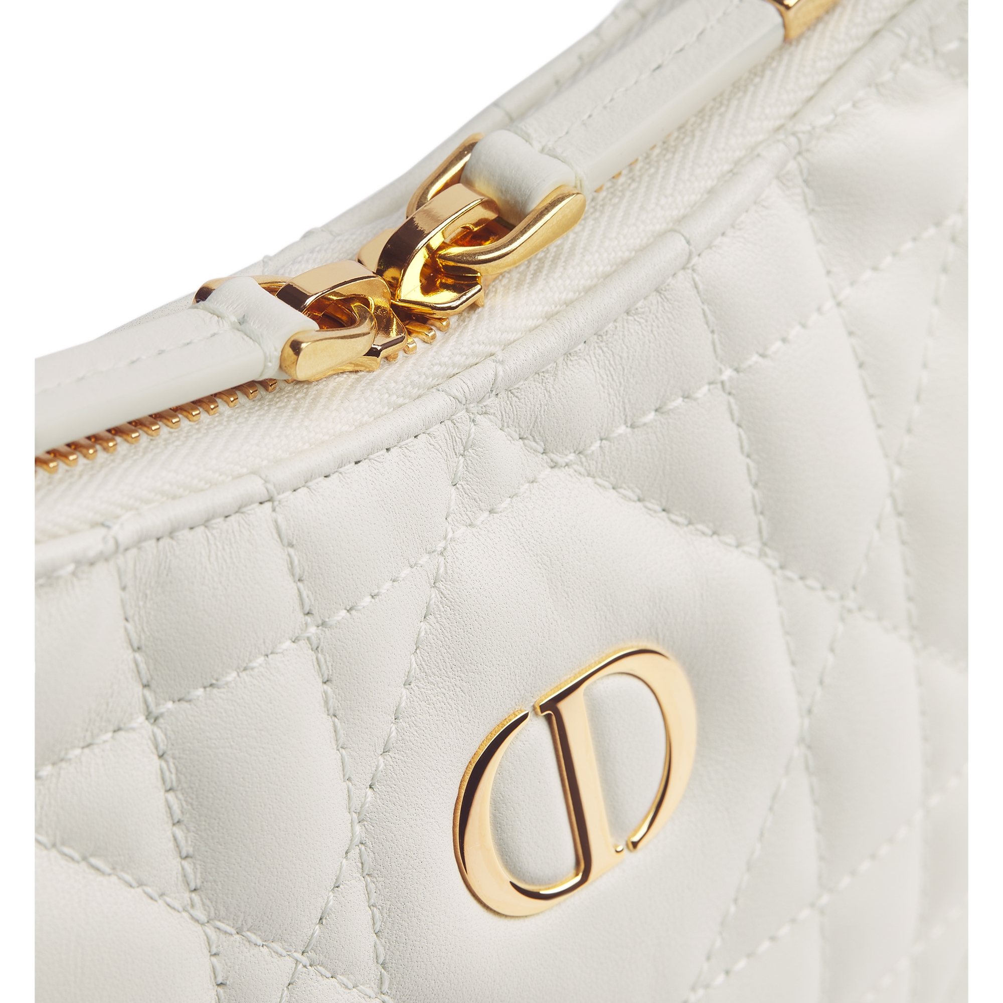 Miss Caro Diorling Mini Bag with Chain Latte Macrocannage Lambskin E09