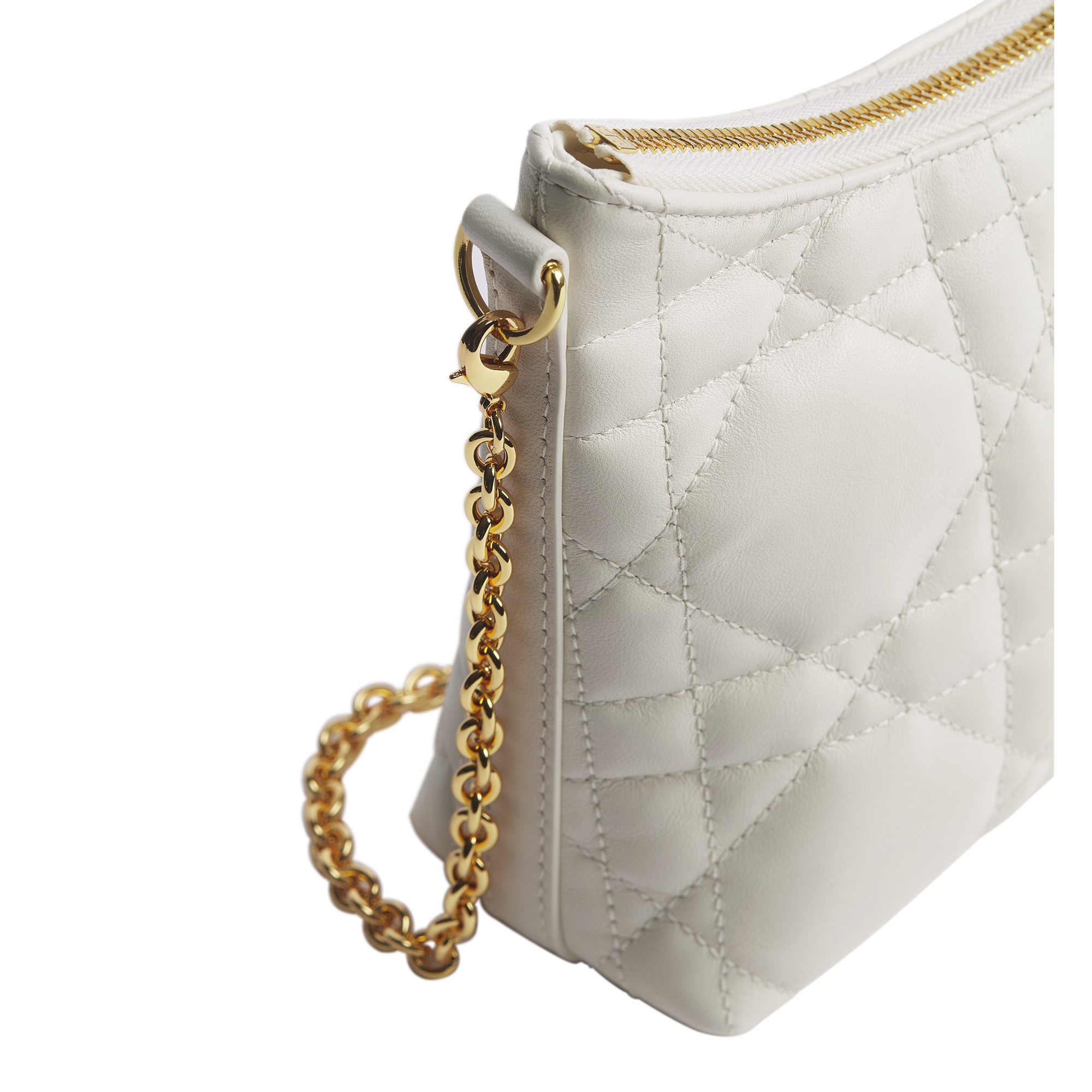 Miss Caro Diorling Mini Bag with Chain Latte Macrocannage Lambskin E11