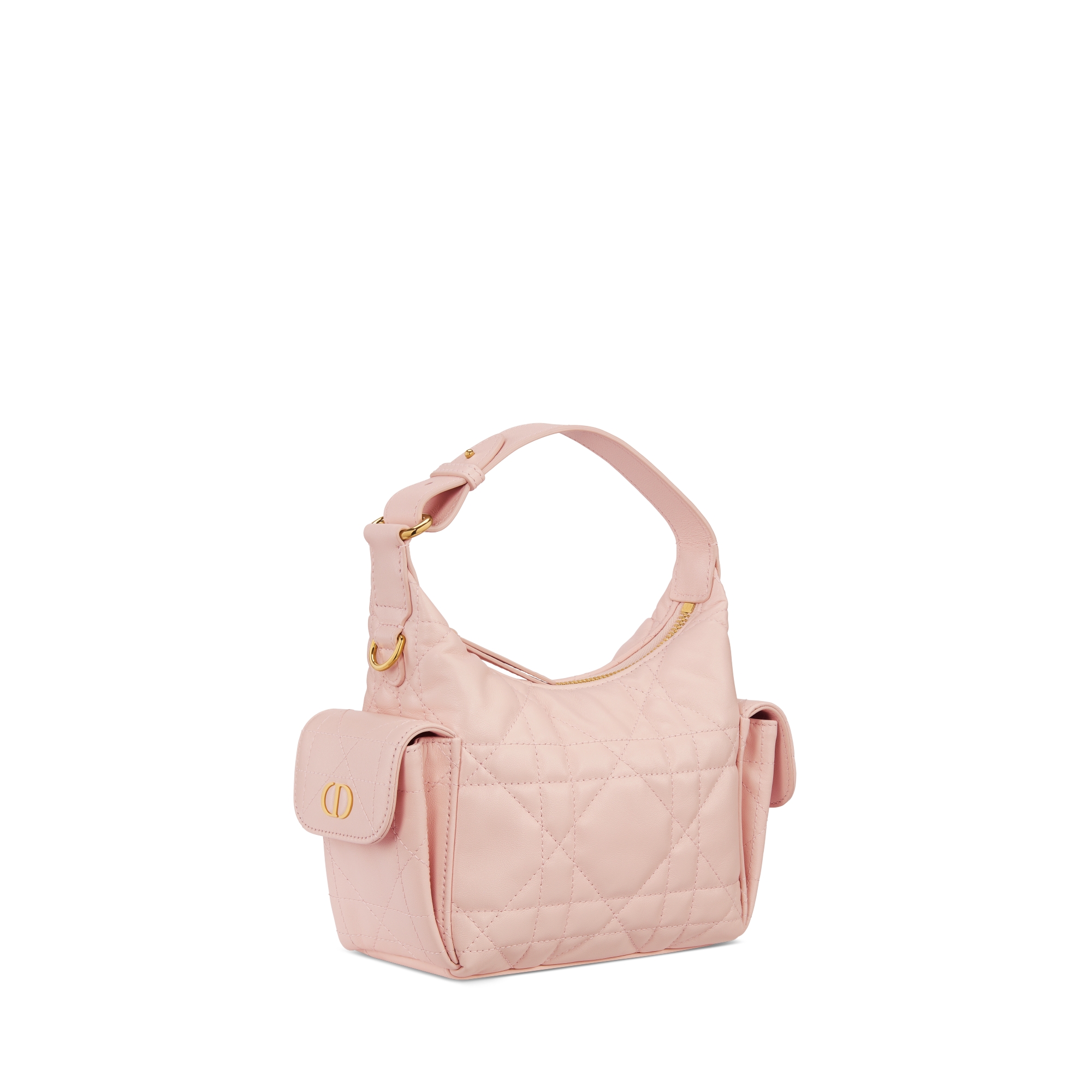 D-Dream 迷你手袋 胭脂粉色大型藤格紋圖案羊皮 E03