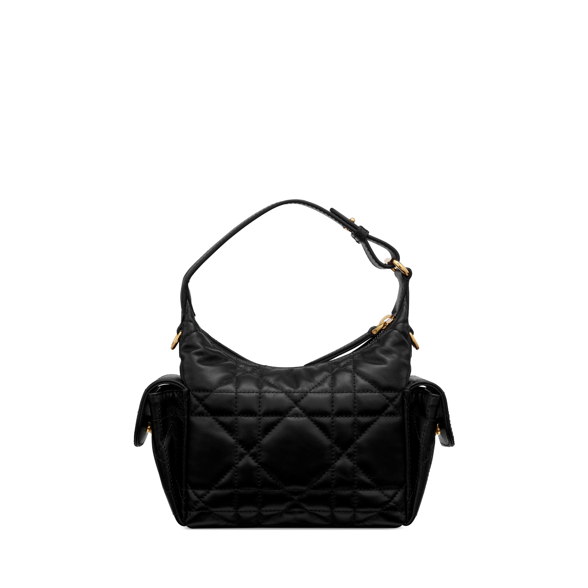 D-Dream Minitasche Macrocannage Lammleder in Schwarz E08