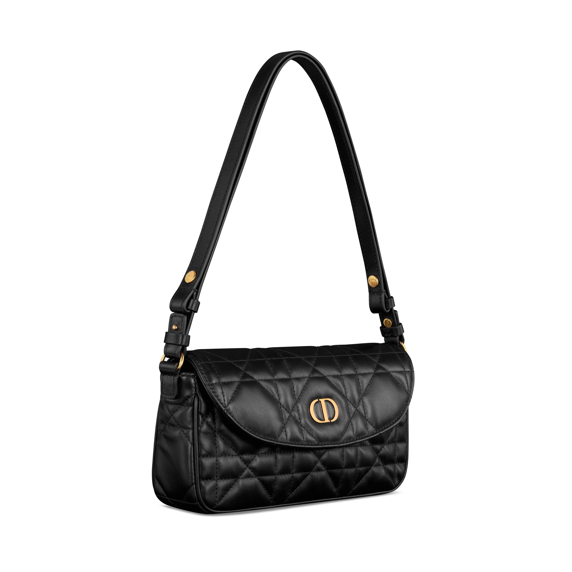 Miss Caro D-Vine 체인 파우치 블랙 매크로까나쥬 양가죽 E03