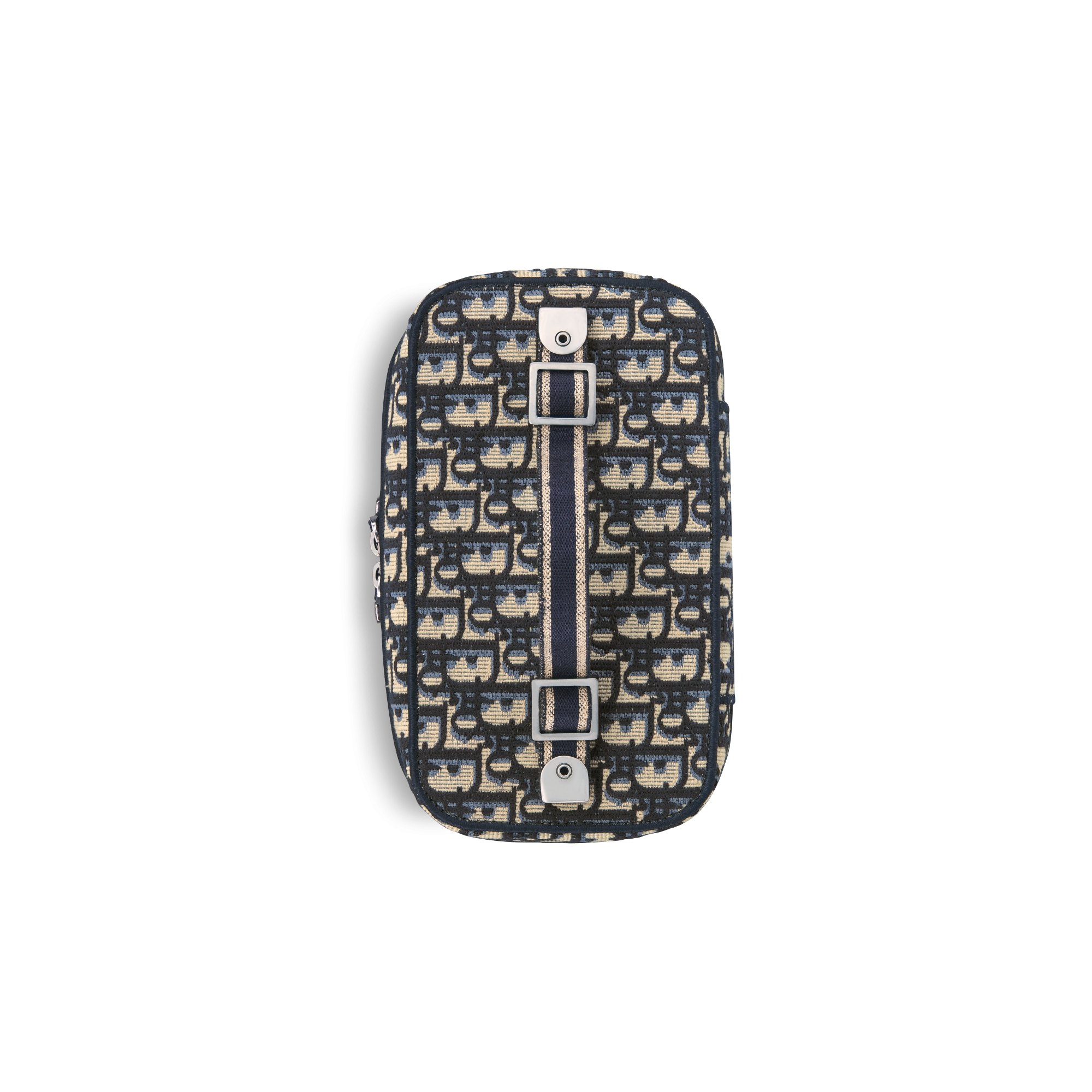 DiorTravel Vanity Case Blue Dior Oblique Embroidery E10