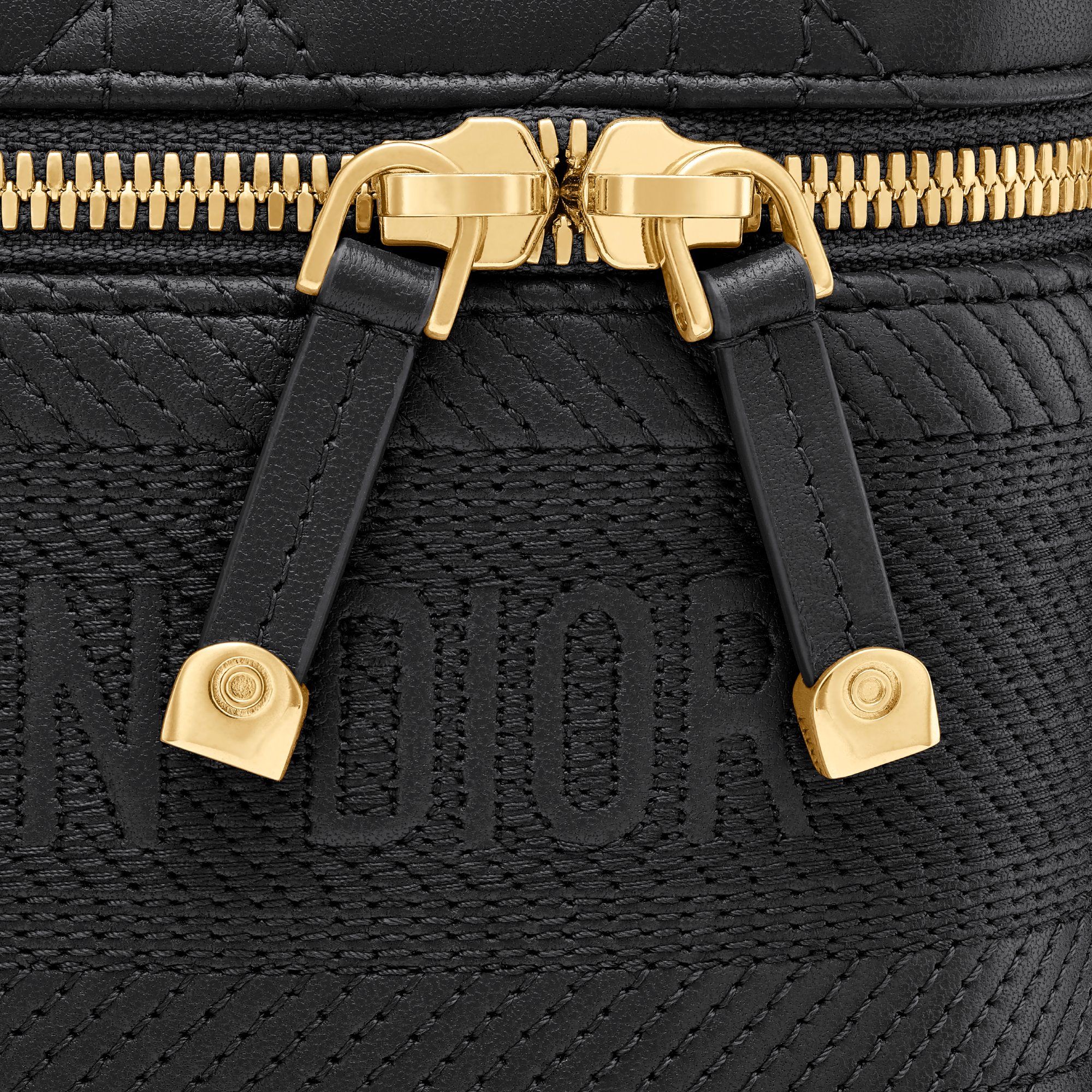 Small DiorTravel Vanity Case Black Cannage Lambskin DIOR