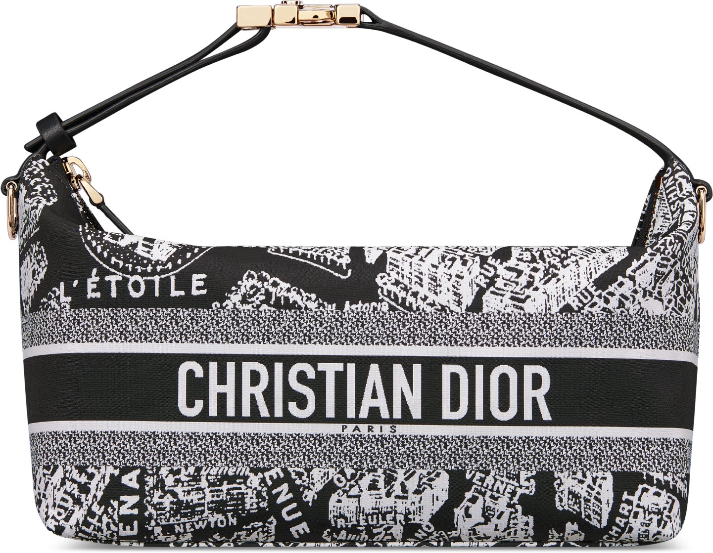 Dior bag black and white deals