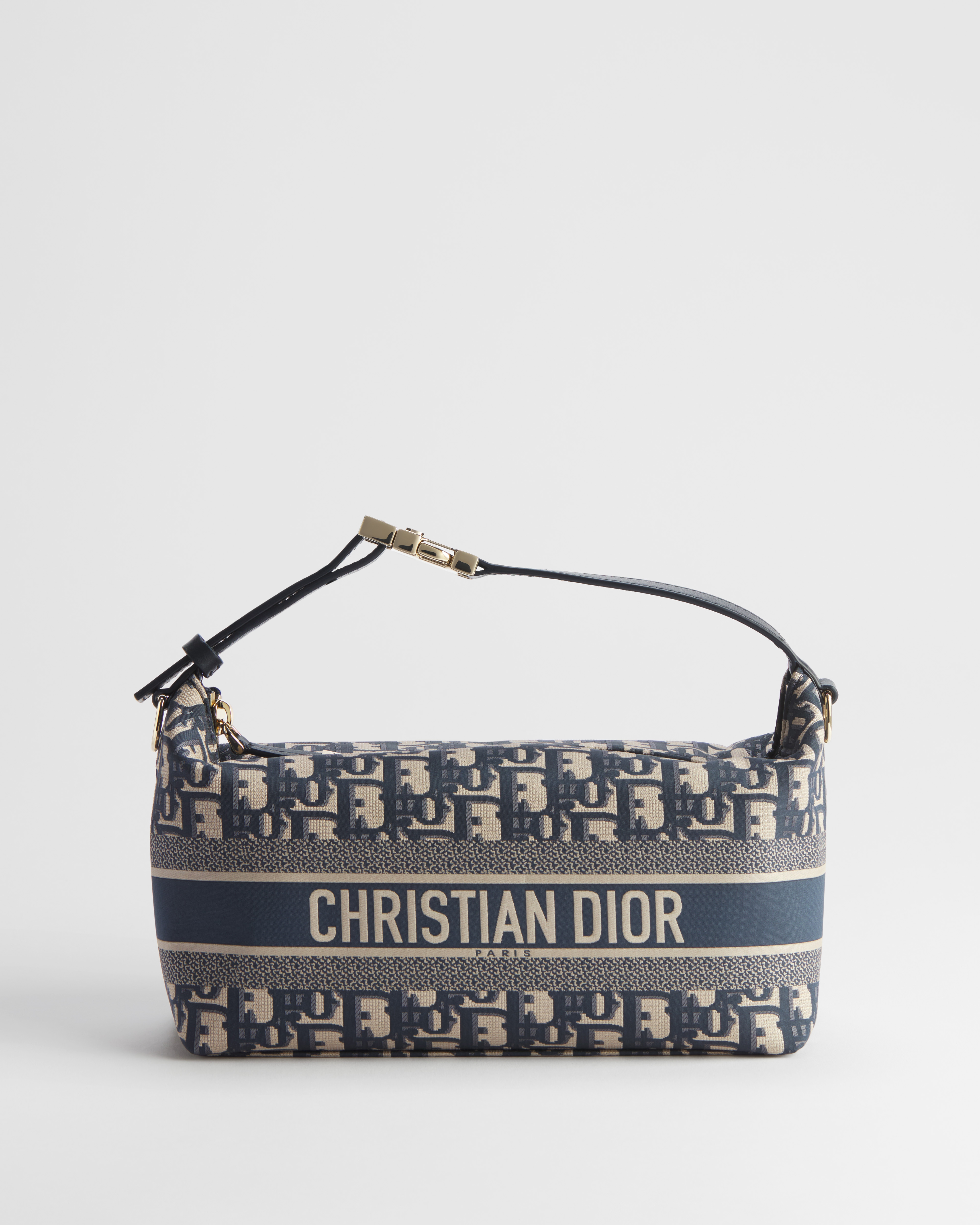 Pochette Nomad DiorTravel Medium Tissu technique Dior Oblique bleu E01