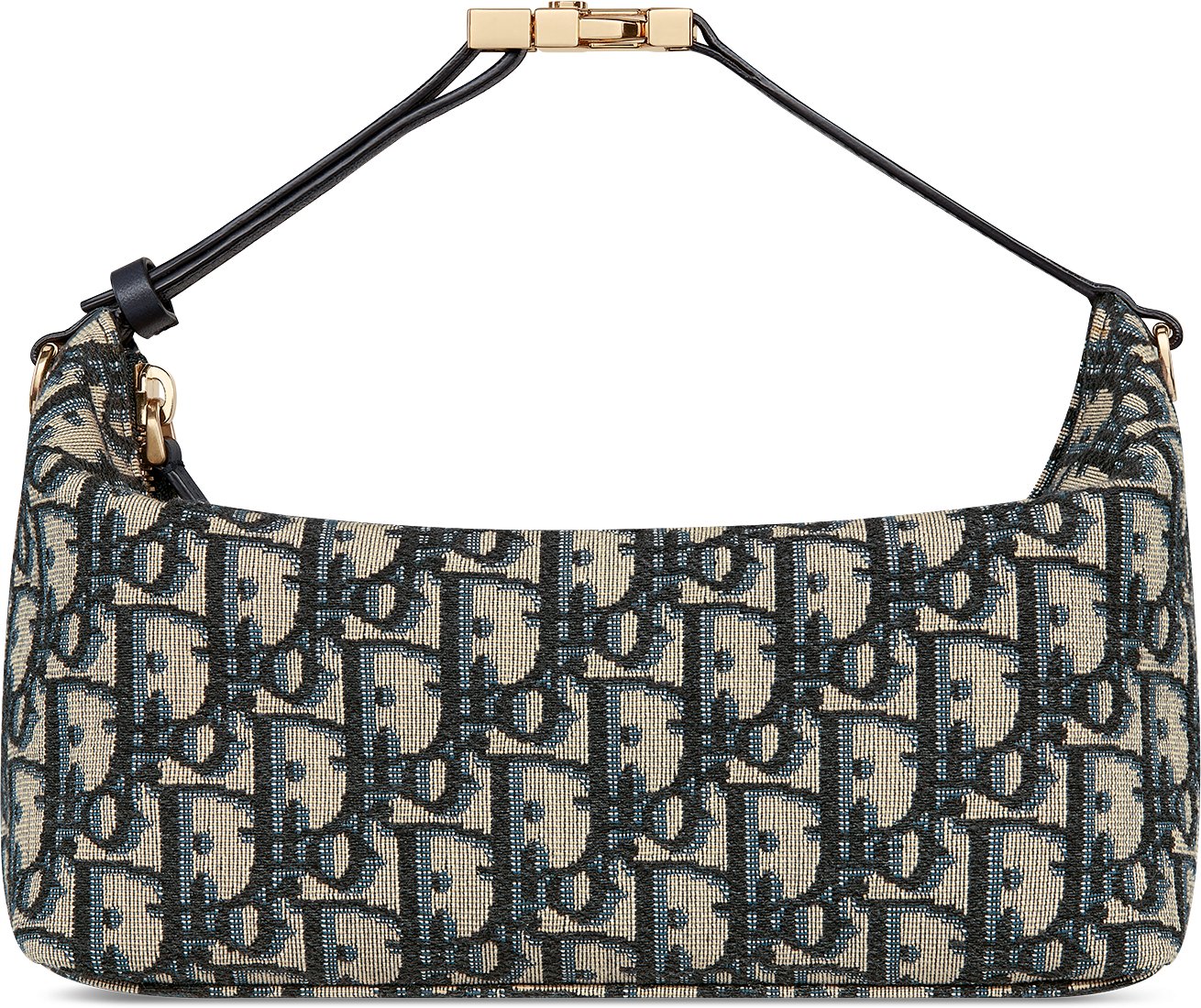 Medium DiorTravel Nomad Pouch Blue Dior Oblique Jacquard | DIOR