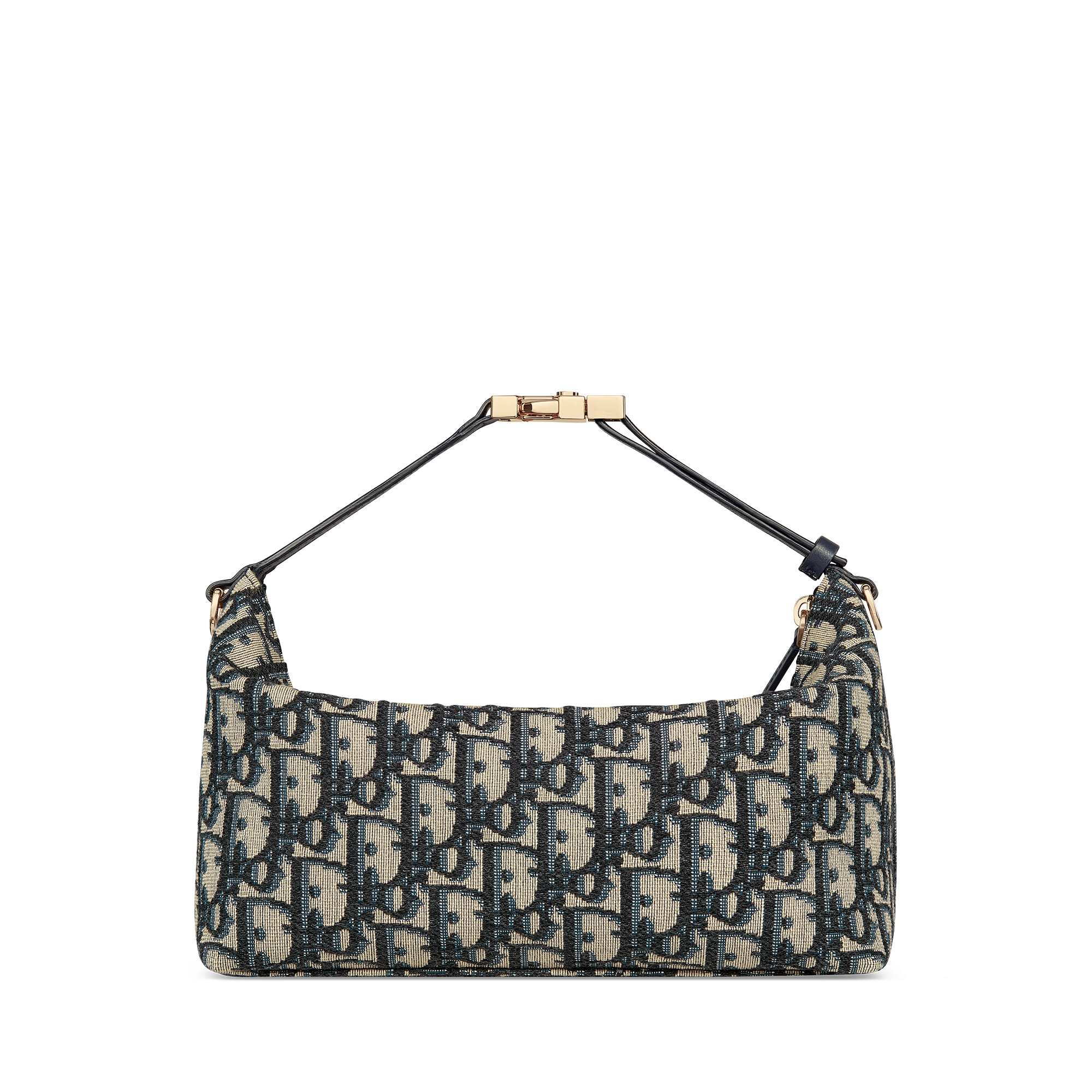 Clutch pochette DiorTravel Nomad média Jacquard Dior Oblique azul E08