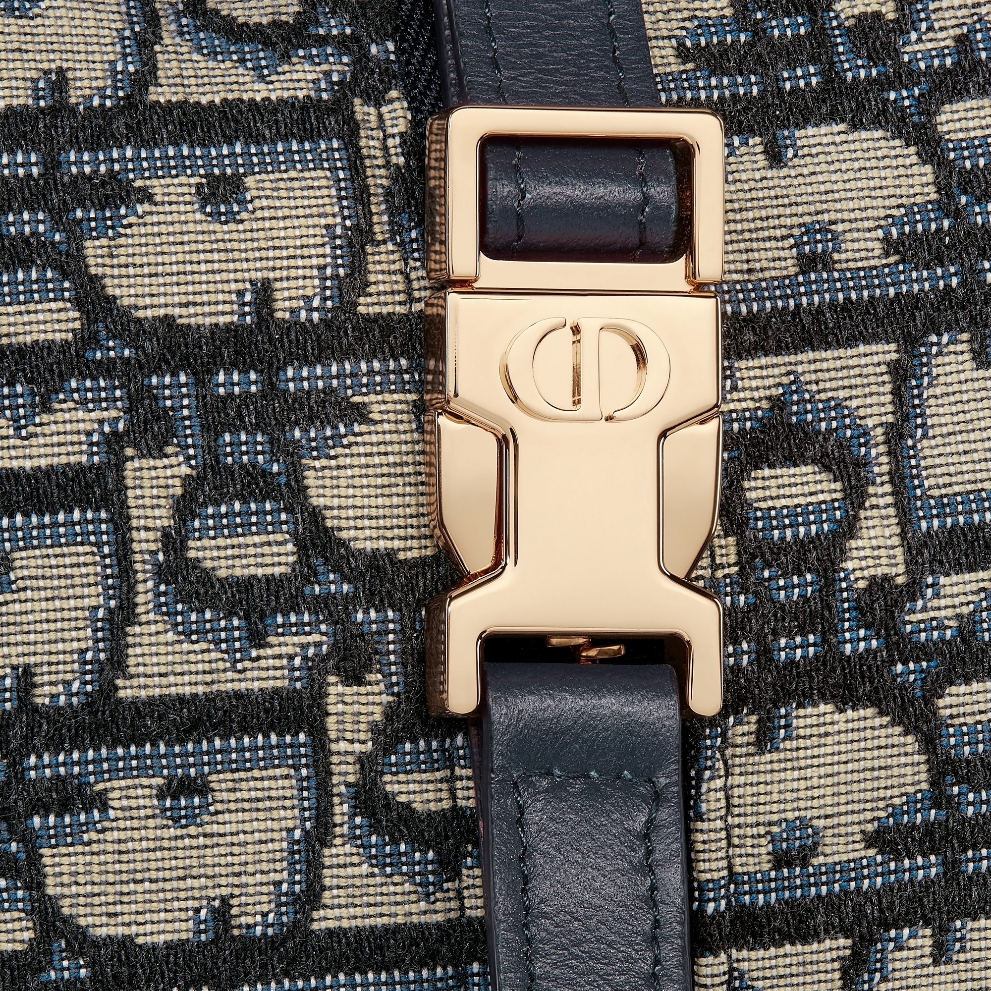 Clutch pochette DiorTravel Nomad média Jacquard Dior Oblique azul E09