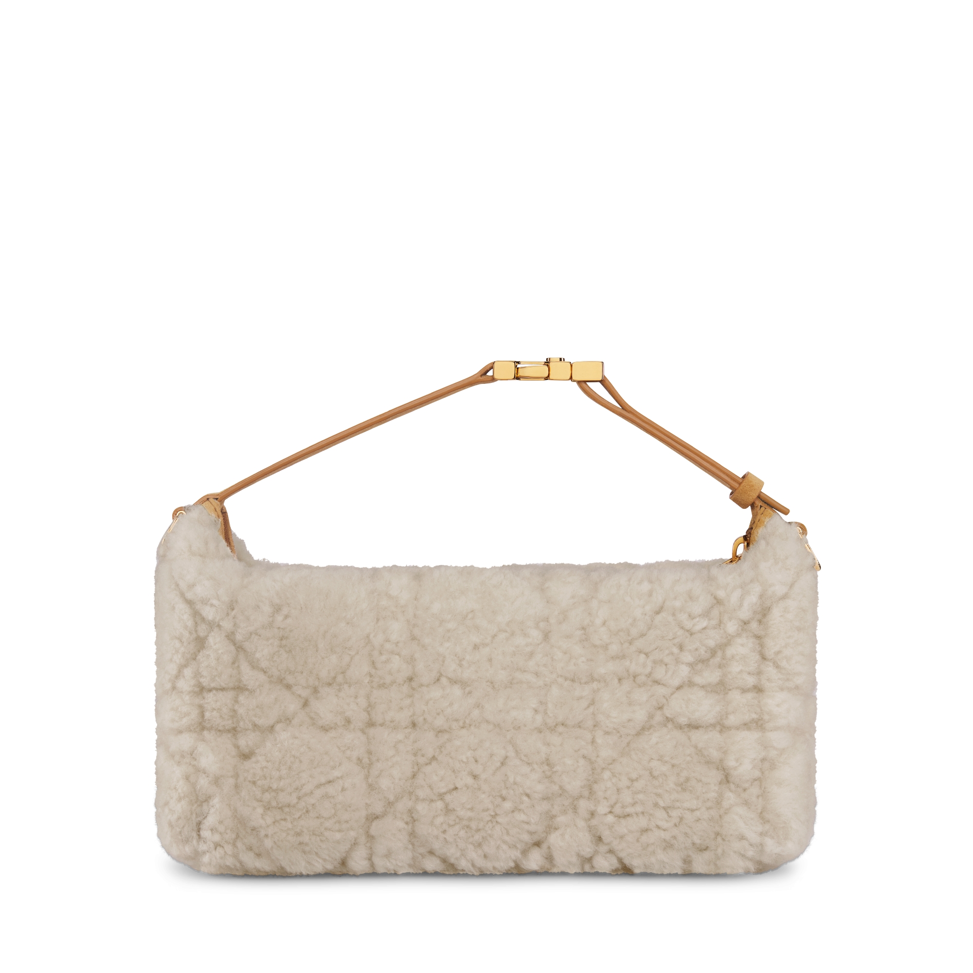 Pochette Nomad DiorTravel Medium Peau lainée d'agneau Cannage écrue E08