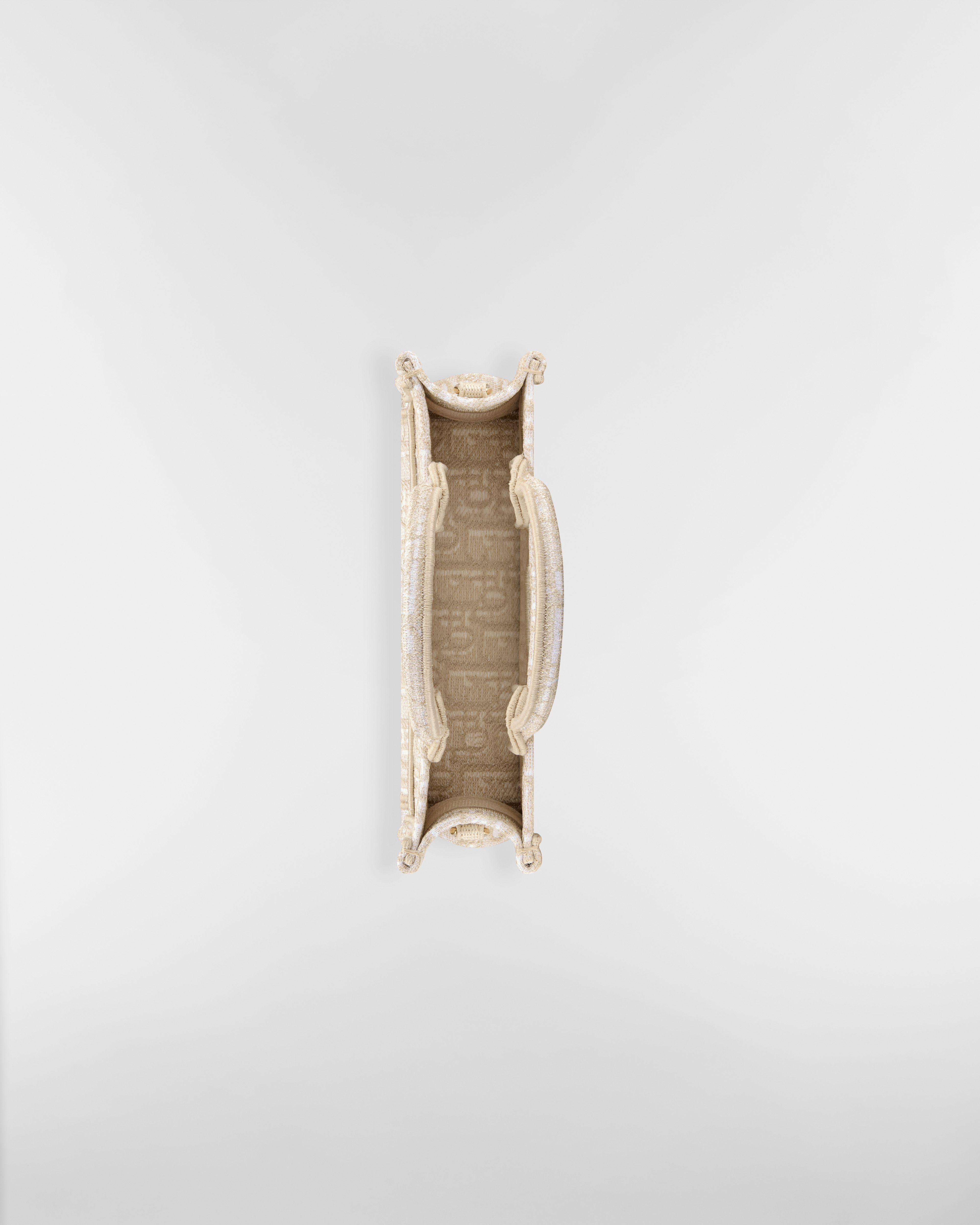 Mini Dior Book Tote Gold-Tone Dior Oblique Embroidery (21.5 x 13 x 7.5 cm) E06