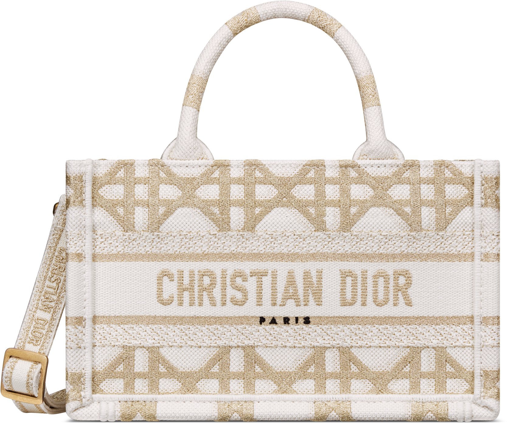 DIOR | Dior Book Tote バッグ ミニ マクロカナージュ エンブロイ  