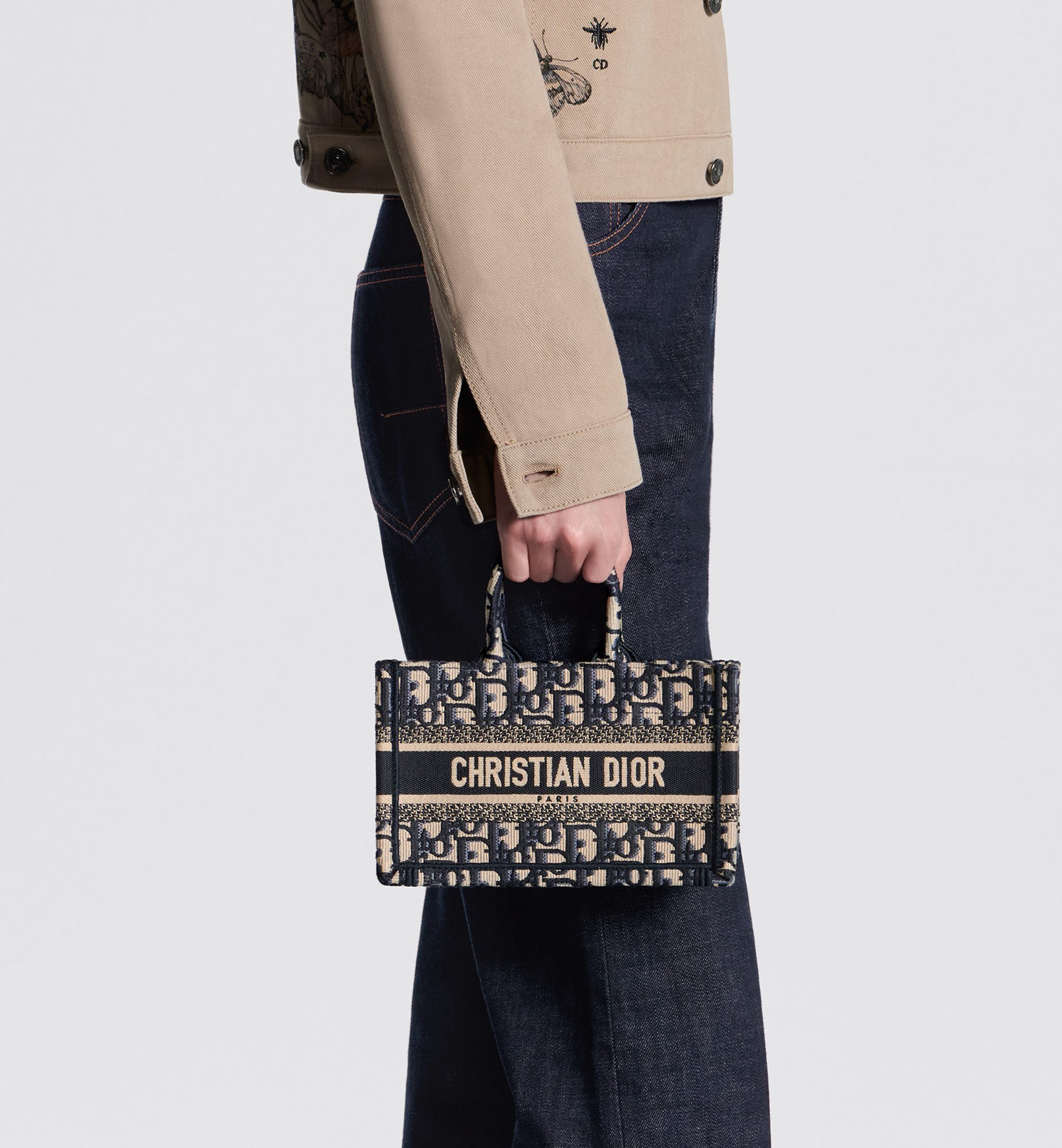 DIOR | Dior Book Tote バッグ ミニ マクロカナージュ エンブロイ  