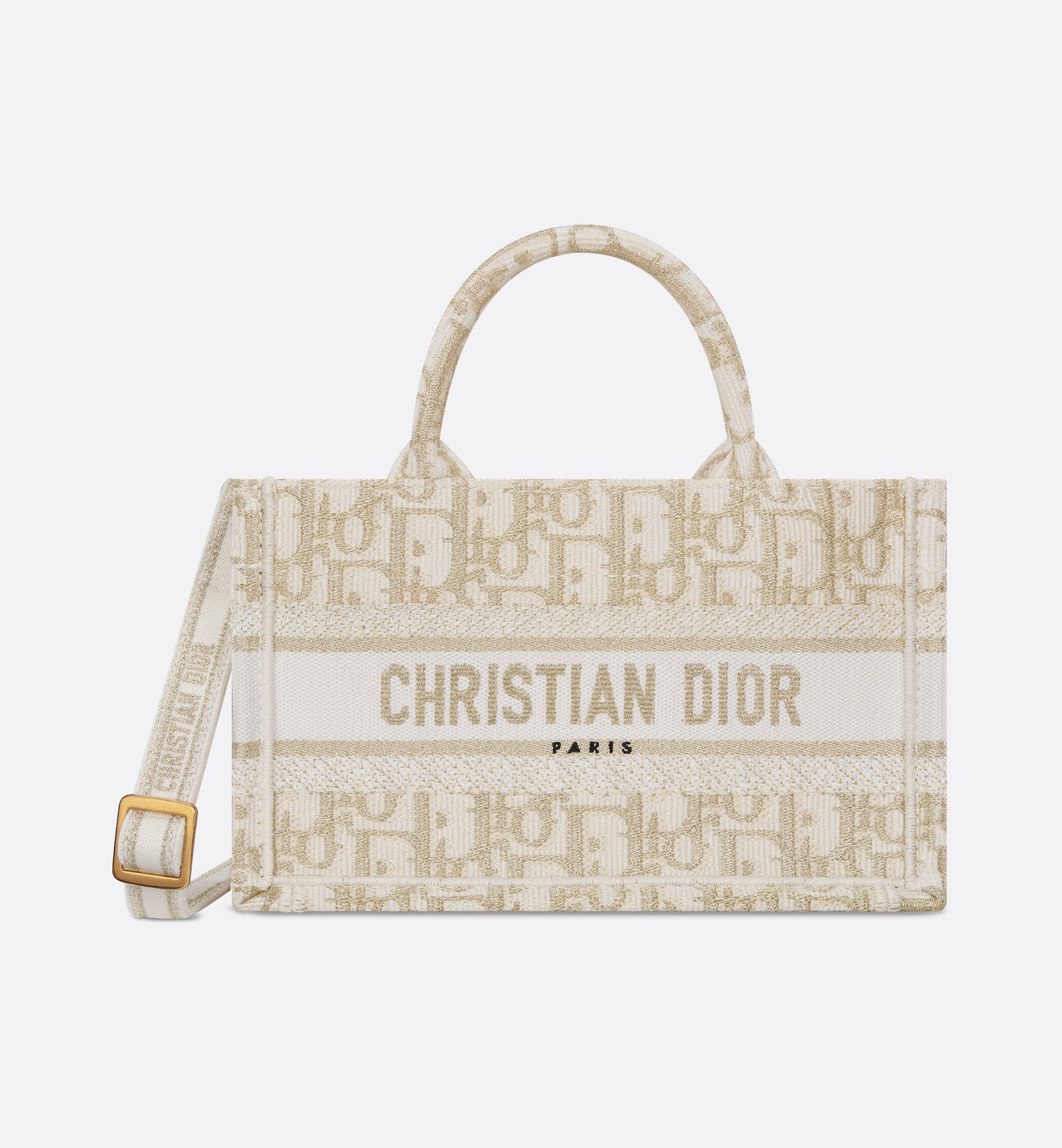Mini Dior Book Tote White and Gold-Tone Dior Oblique Mini Dior Book Tote White and Gold-Tone Dior Oblique