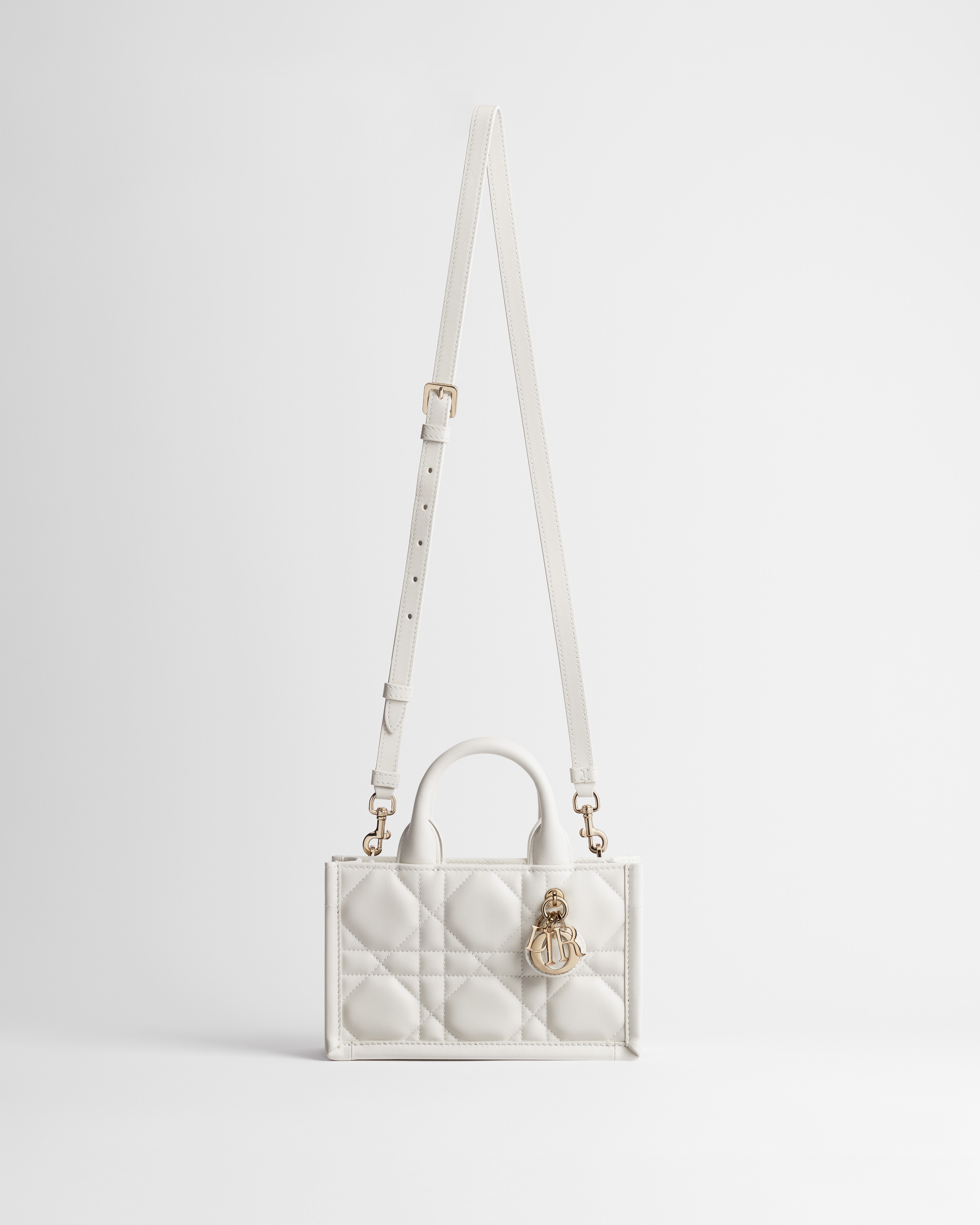 Mini Dior Book Tote Latte Macrocannage Calfskin (21.5 x 13 x 7.5 cm) E07