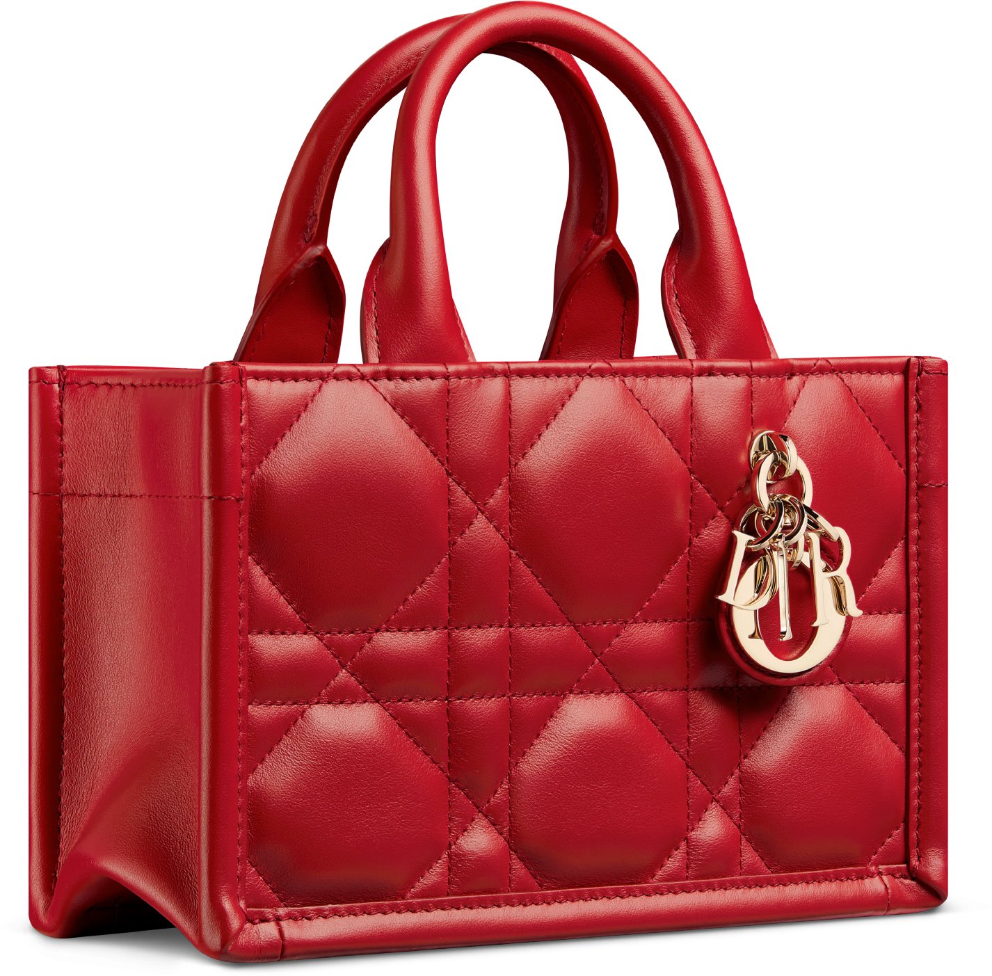 Dioramour Mini Dior Book Tote Red Macrocannage Calfskin 21.5 x 13 x 7.5 cm DIOR