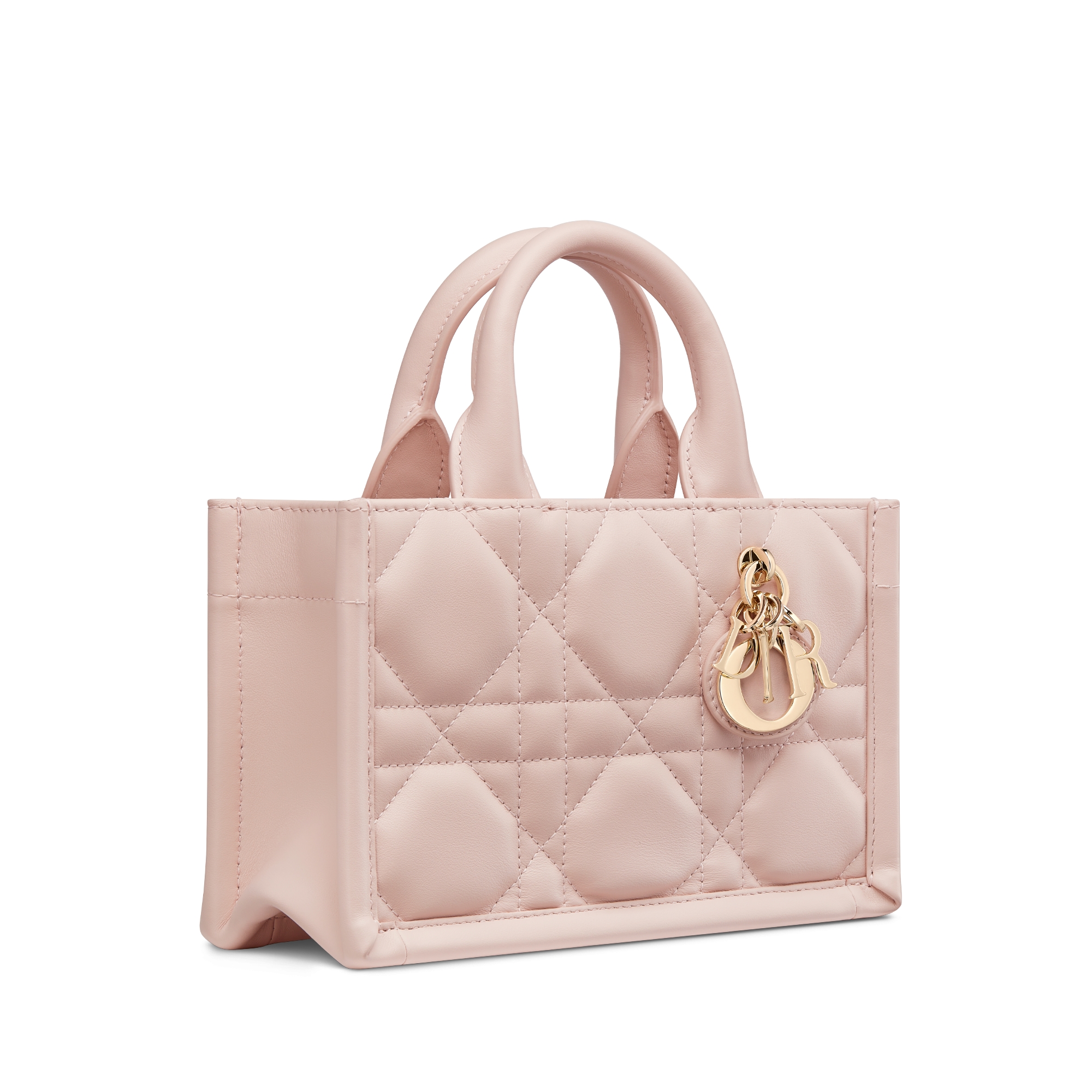 Dior Book Tote 미니 백 파우더 핑크 매크로까나쥬 송아지 가죽 (21.5 x 13 x 7.5cm) E03